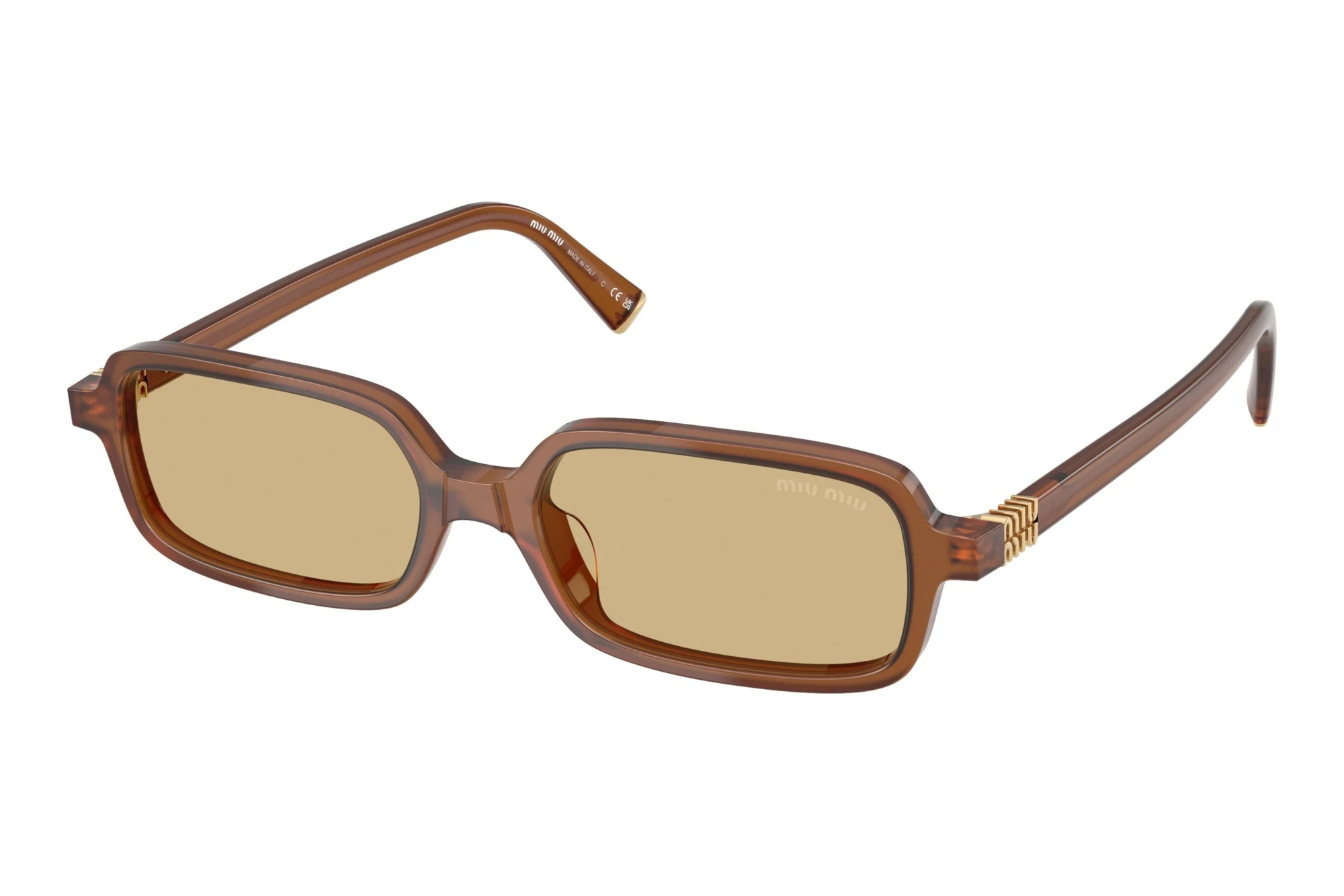 Miu Miu MU 11ZS 22I10R YellowOpaline Amber Miu Miu MU 11ZS 22I10R YellowOpaline Amber