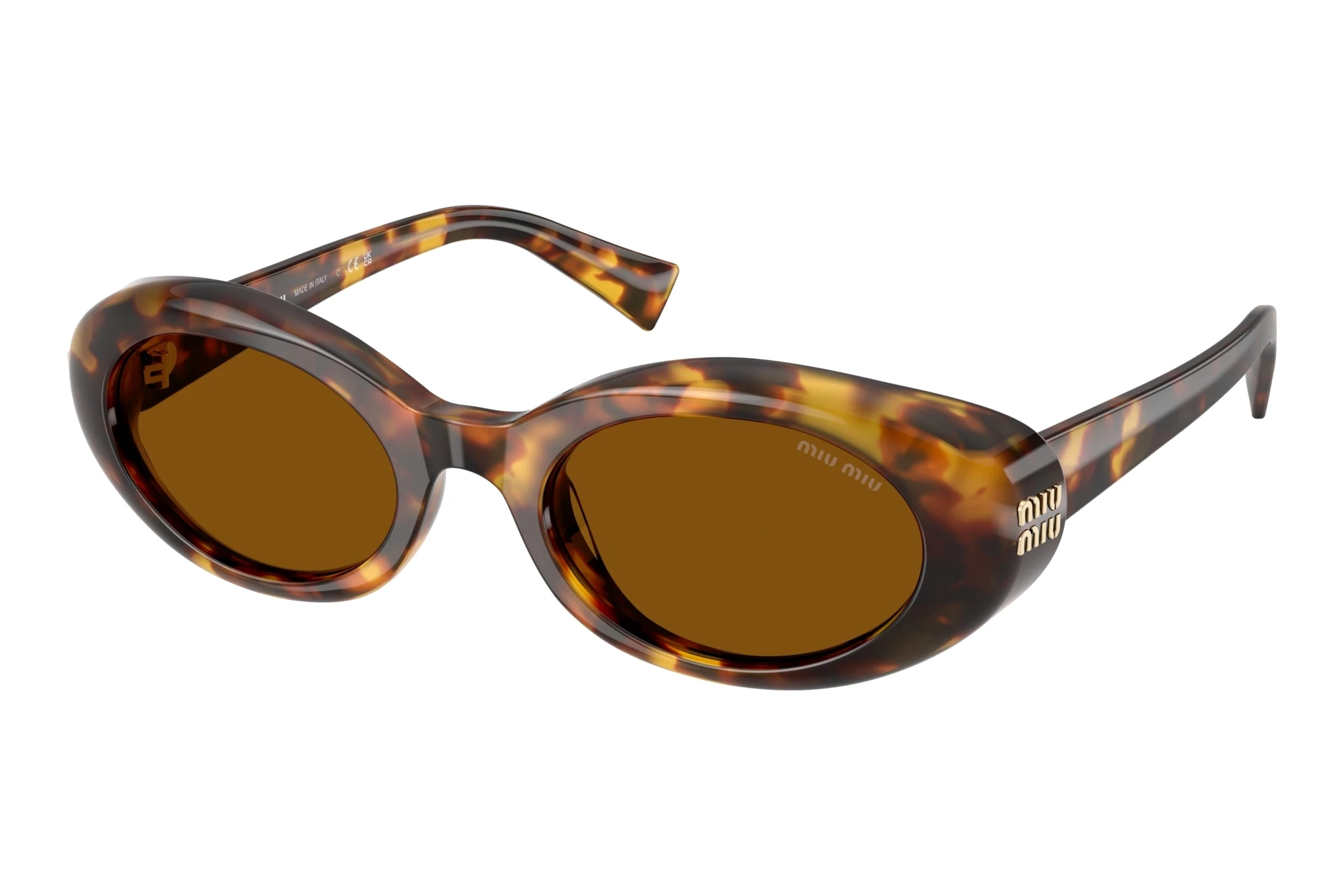 Miu Miu MU B09S 14L20V Dark BronzeHoney Havana Miu Miu MU B09S 14L20V Dark BronzeHoney Havana