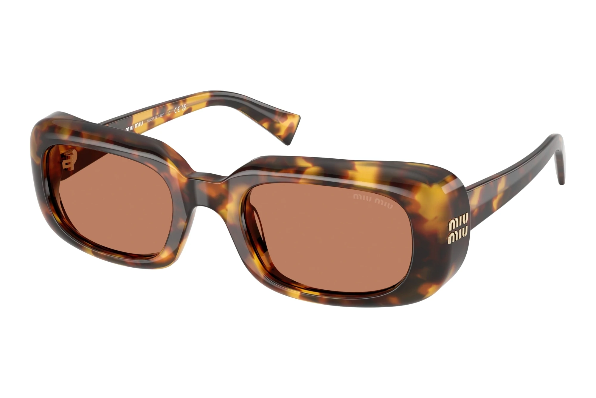 Miu Miu MU B13S 14L90Q BrownHoney Havana Miu Miu MU B13S 14L90Q BrownHoney Havana