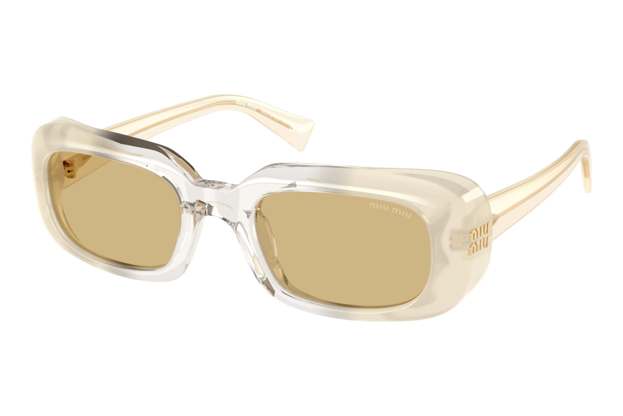 Miu Miu MU B13S 21R10R YellowOpal Milk/Grey/Opal Milk Miu Miu MU B13S 21R10R YellowOpal Milk/Grey/Opal Milk