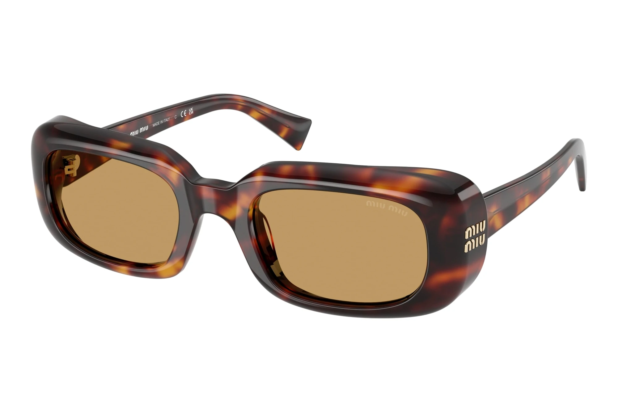 Miu Miu MU B13S 27L10Y BrownHavana Miu Miu MU B13S 27L10Y BrownHavana