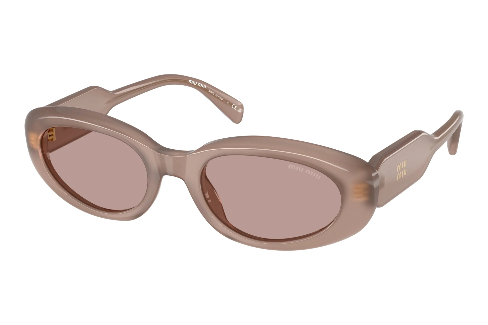Miu Miu MU C01S 28L20I Light Purple BrownDew Opal Miu Miu MU C01S 28L20I Light Purple BrownDew Opal