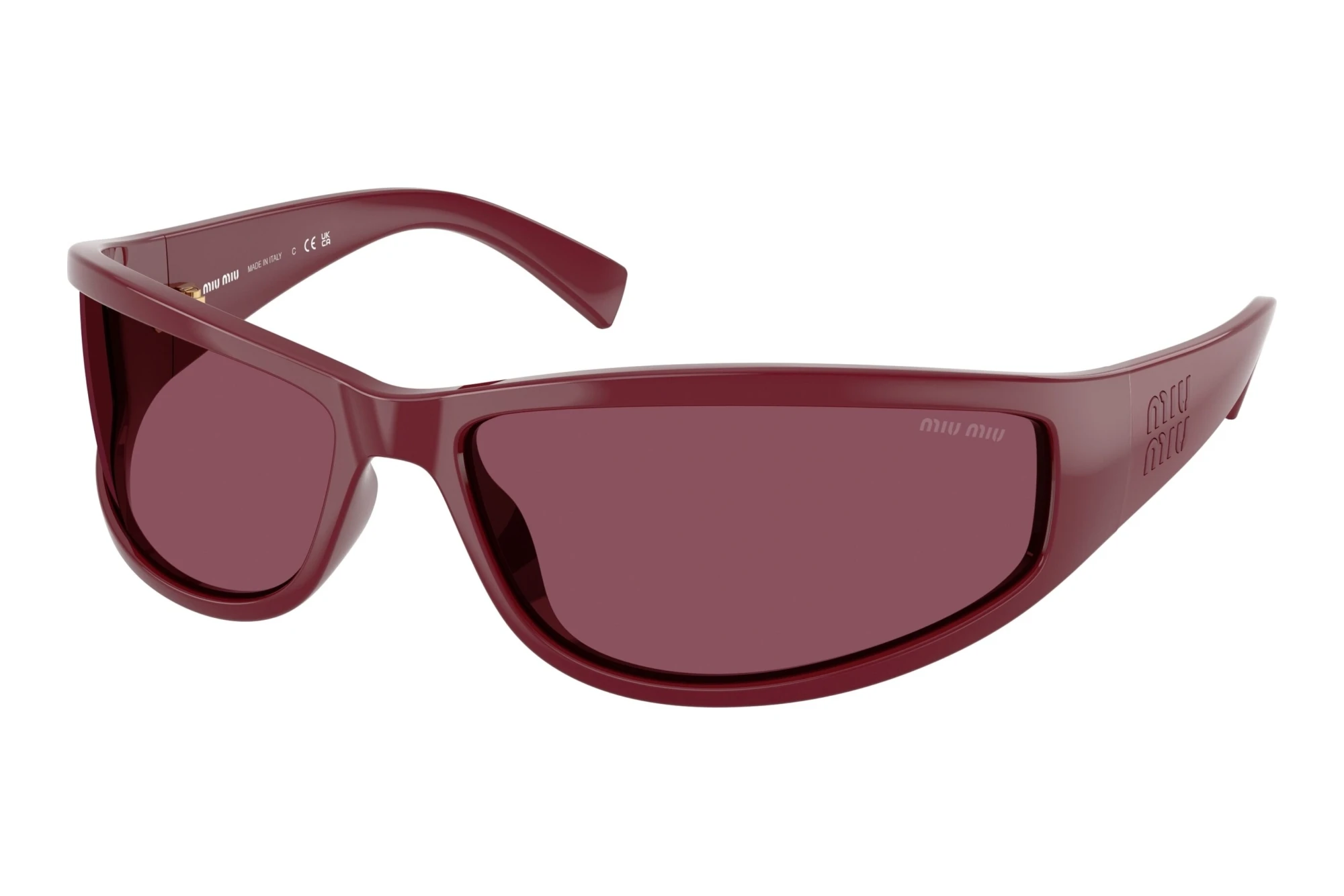Miu Miu MU C06SU 24N30Y Dark VioletBordeaux Miu Miu MU C06SU 24N30Y Dark VioletBordeaux