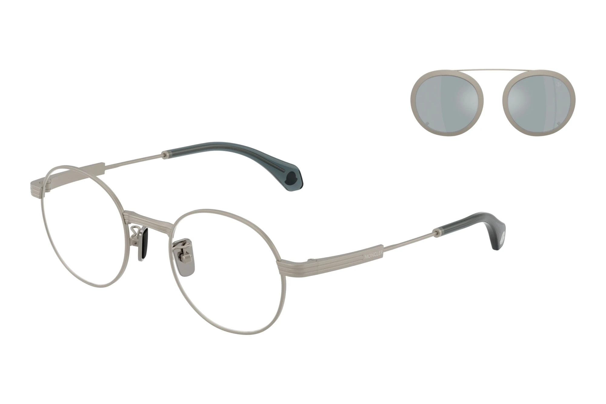 Moncler ME4015T 10046G Mirror BlueMatte Silver Moncler ME4015T 10046G Mirror BlueMatte Silver