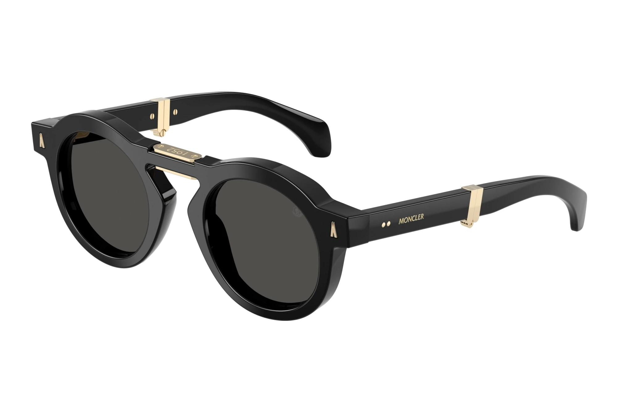 Moncler ME6019U 300187 Dark Grey SolidShiny Black Moncler ME6019U 300187 Dark Grey SolidShiny Black