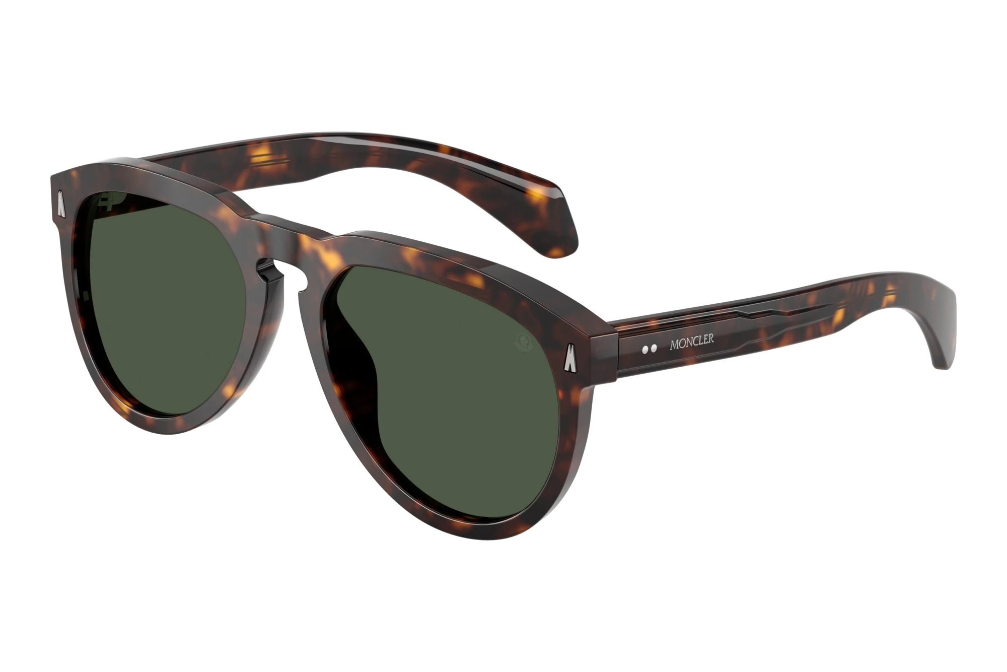Moncler ME6020U 30029A Dark Green PolarizedShiny Havana Moncler ME6020U 30029A Dark Green PolarizedShiny Havana