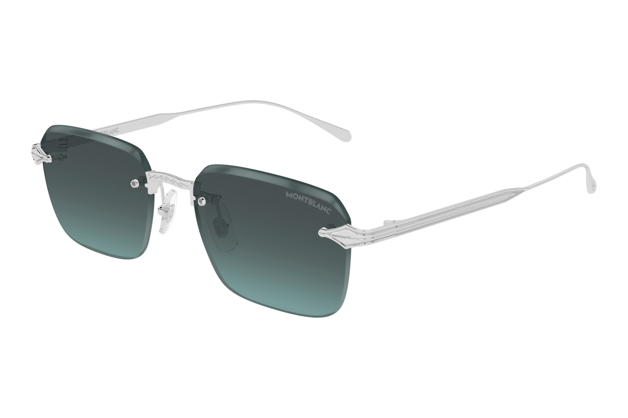 Mont Blanc MB0456S 002 SILVER Mont Blanc MB0456S 002 SILVER