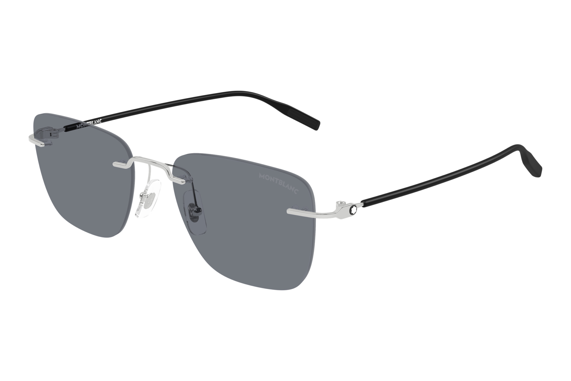 Mont Blanc MB0470S 002 SILVER Mont Blanc MB0470S 002 SILVER
