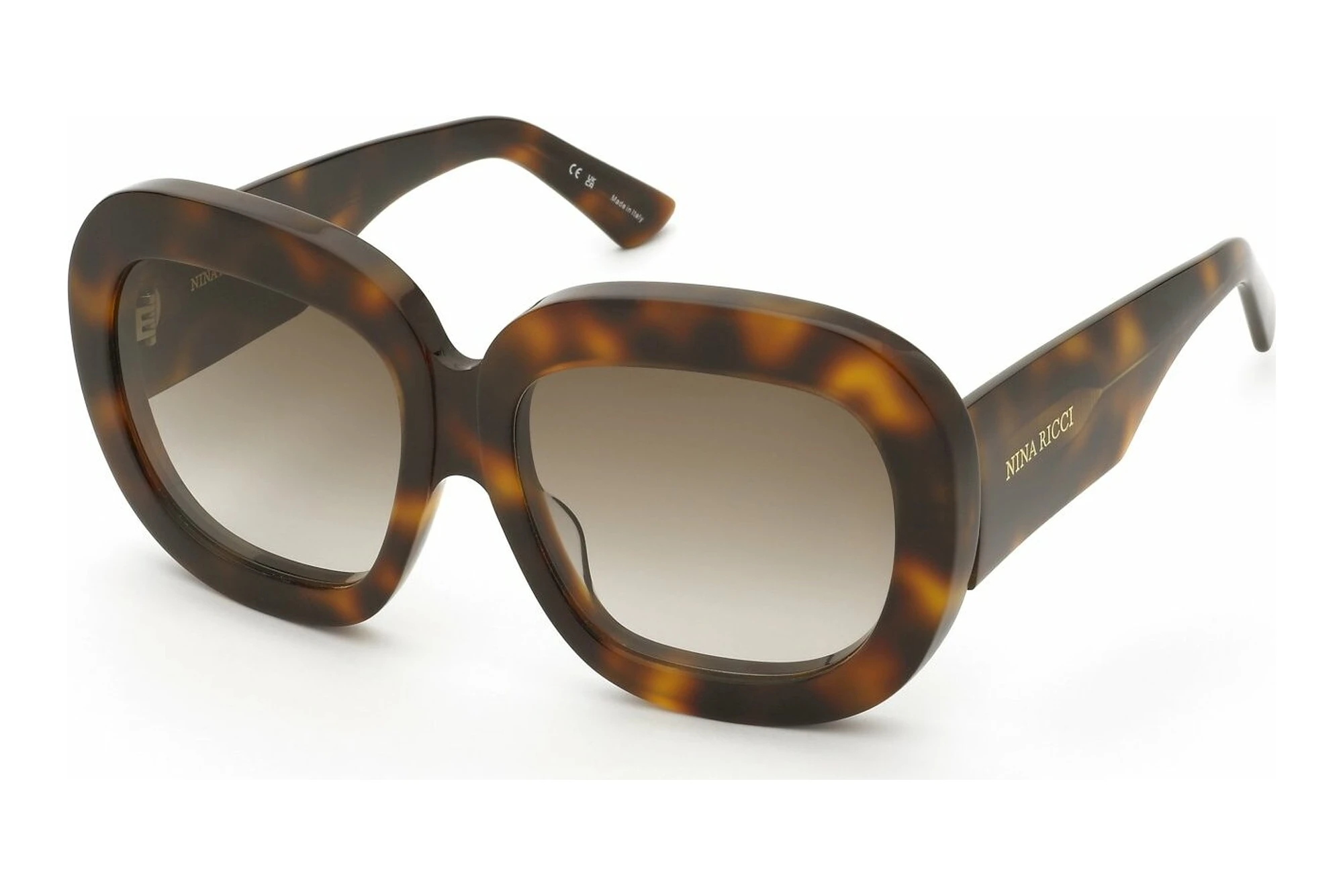 Nina Ricci SNR402 0752 BROWN GRADIENT BROWNSHINY DARK HAVANA Nina Ricci SNR402 0752 BROWN GRADIENT BROWNSHINY DARK HAVANA