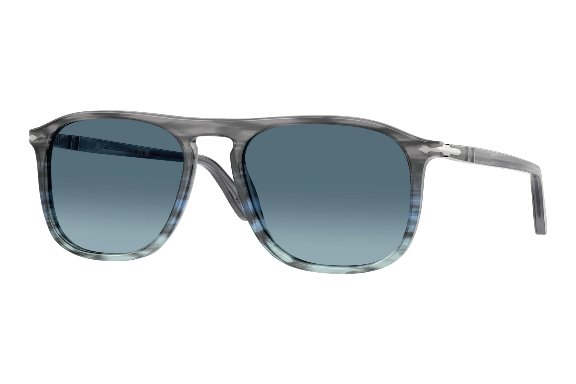 Persol PO3392S 1205Q8 Azure Gradient BlueStriped Grey Gradient Blue Persol PO3392S 1205Q8 Azure Gradient BlueStriped Grey Gradient Blue