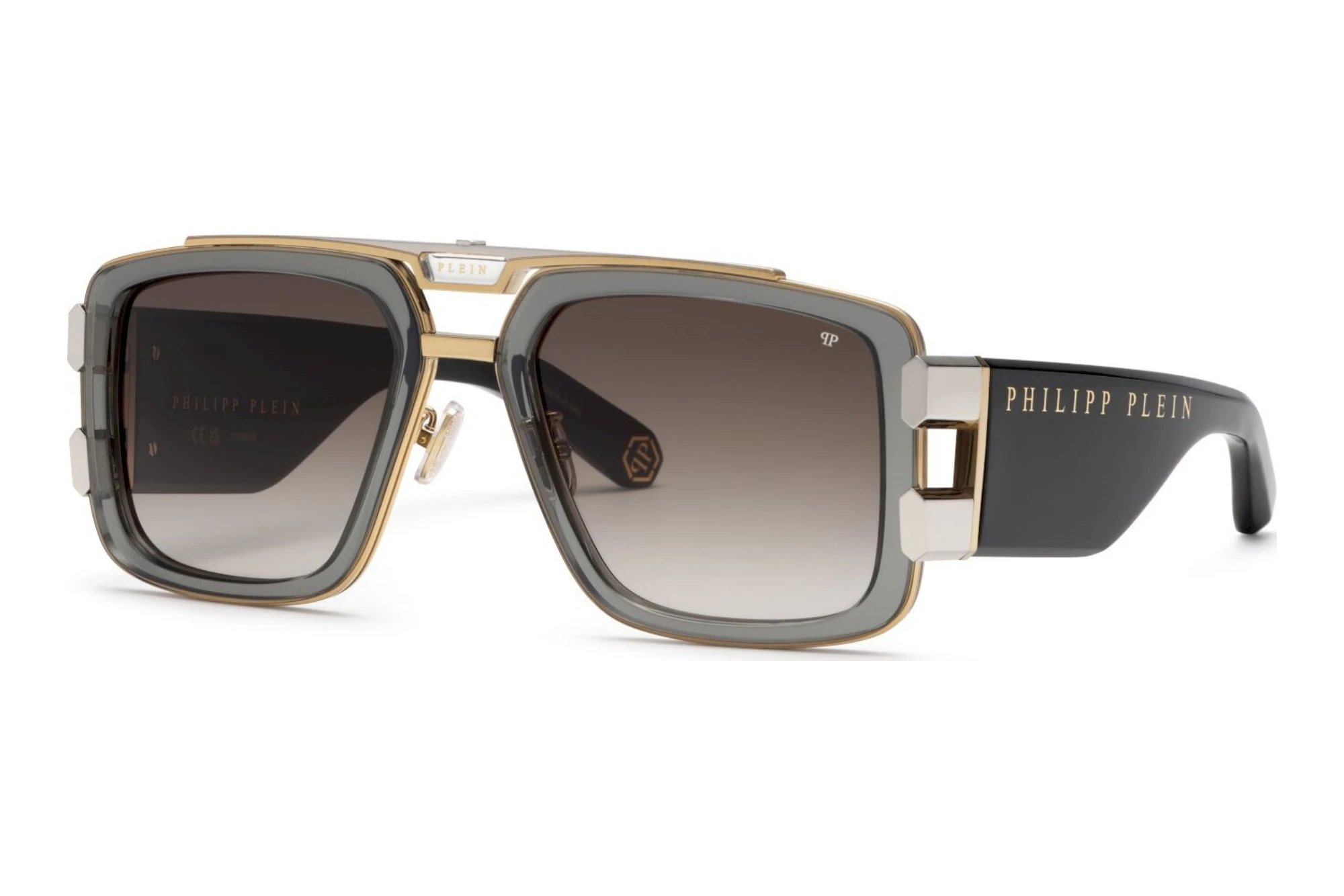 Philipp Plein SPP128M 0340 SMOKE GRADIENT SMOKESHINY ROSE GOLD WITH SHINY PALLADIUM PAR Philipp Plein SPP128M 0340 SMOKE GRADIENT SMOKESHINY ROSE GOLD WITH SHINY PALLADIUM PAR