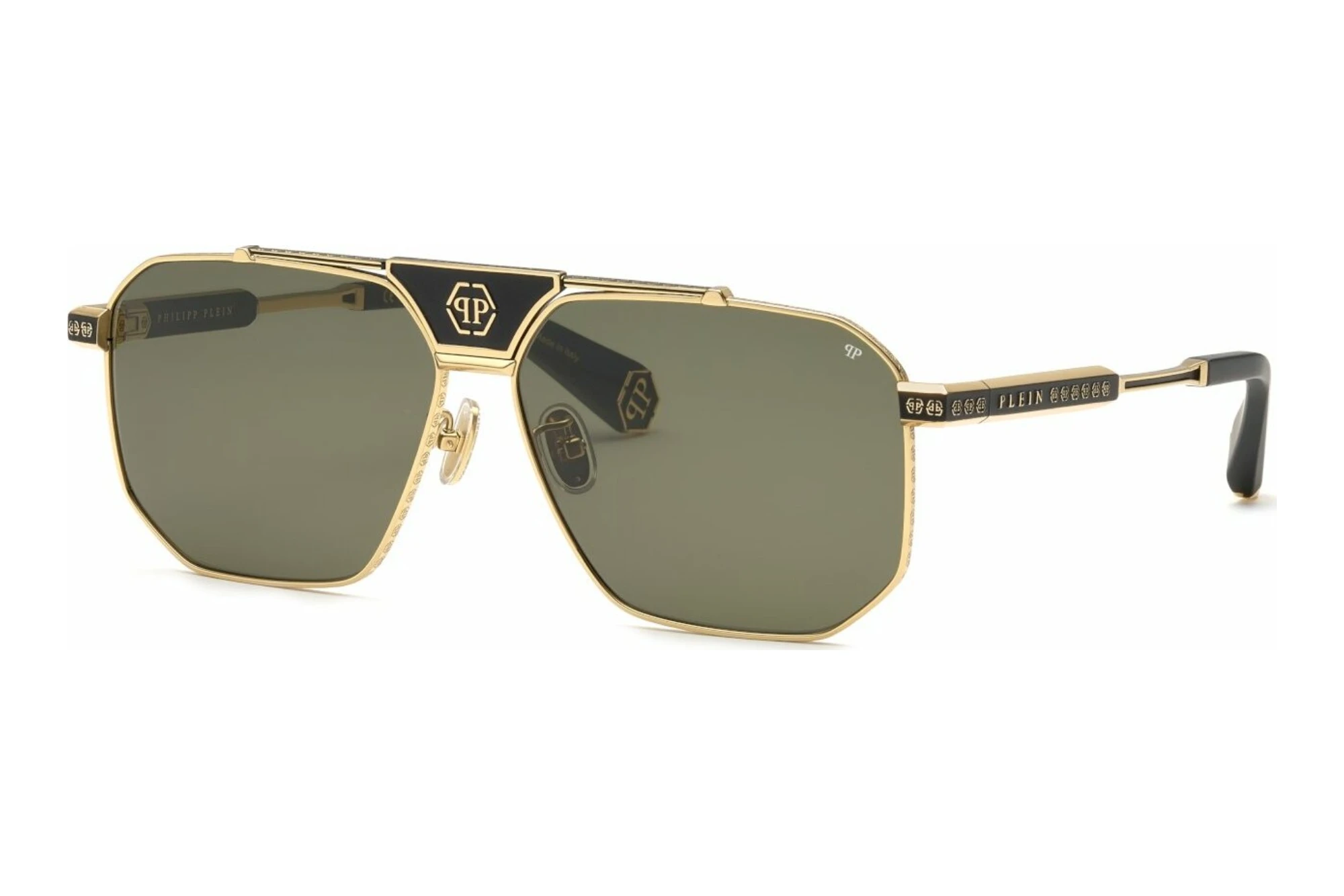 Philipp Plein SPP152V 0302 GREENROSE GOLD WITH SEMI MATT BLACK PARTS Philipp Plein SPP152V 0302 GREENROSE GOLD WITH SEMI MATT BLACK PARTS