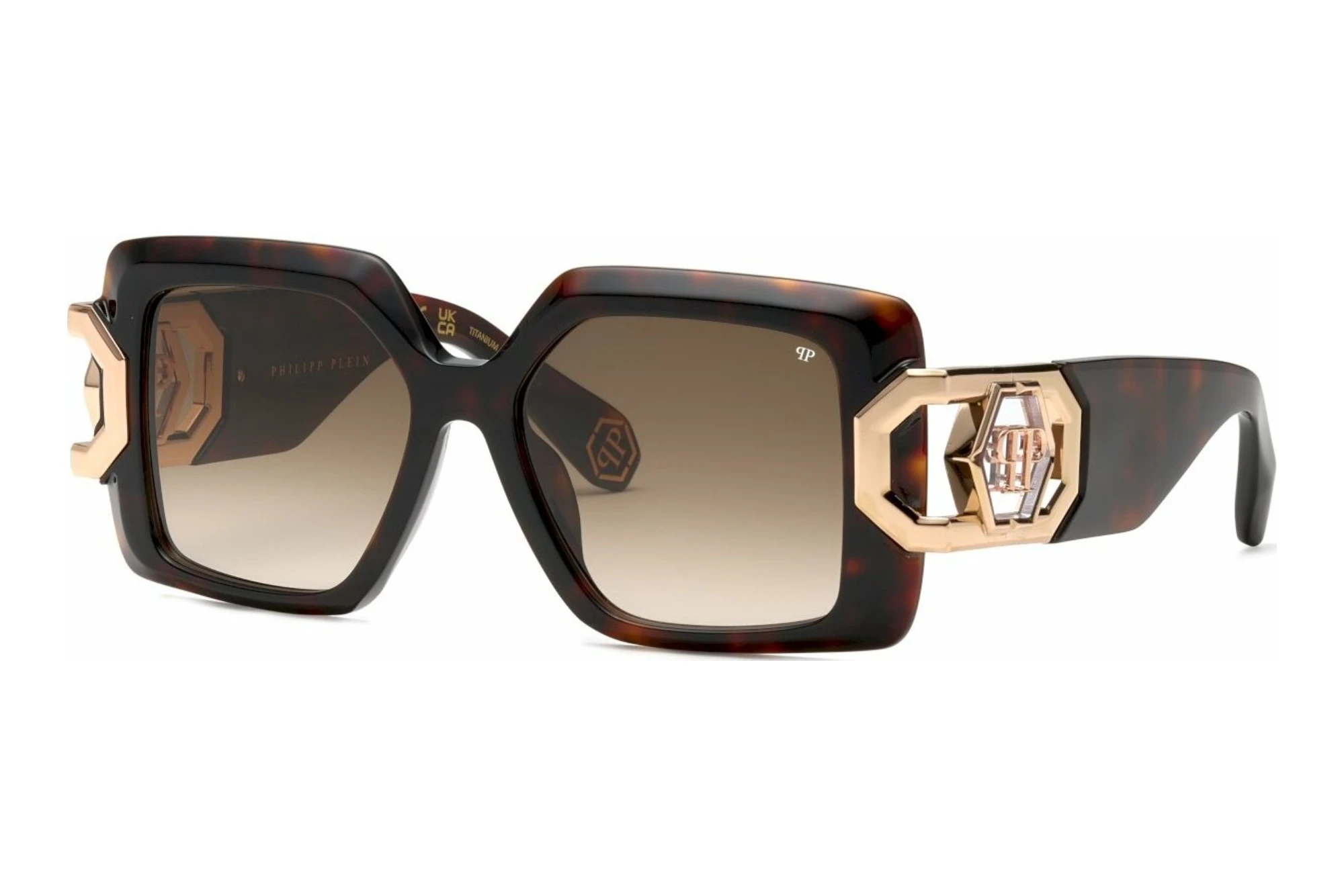 Philipp Plein SPP159 0722 BROWN GRADIENTSHINY DARK HAVANA Philipp Plein SPP159 0722 BROWN GRADIENTSHINY DARK HAVANA