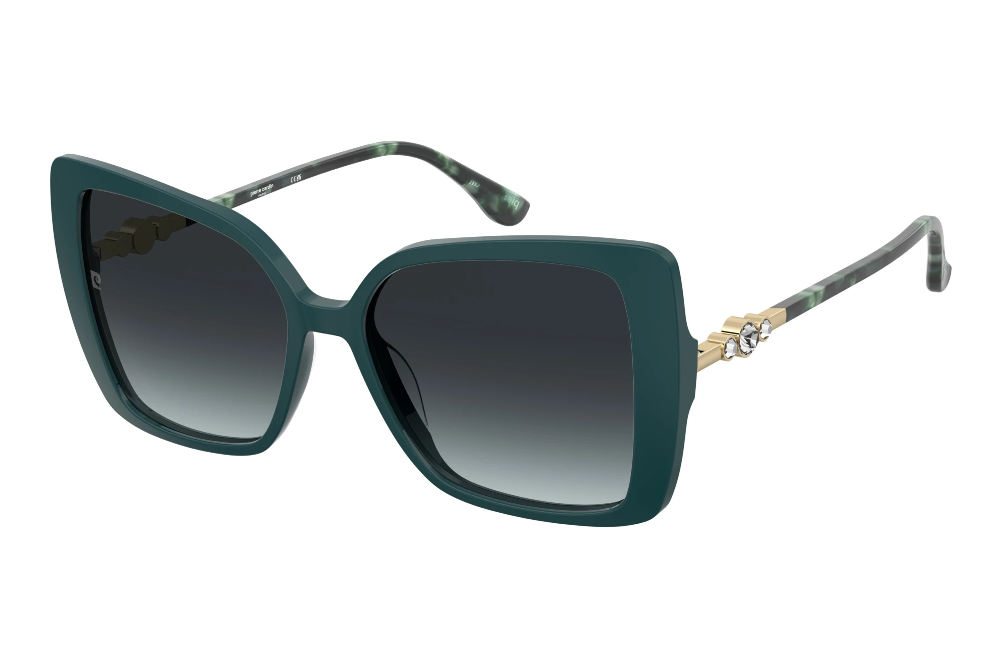 Pierre Cardin P.C. 8553/S ZI9/08 DK BLUE SHADEDTEAL Pierre Cardin P.C. 8553/S ZI9/08 DK BLUE SHADEDTEAL