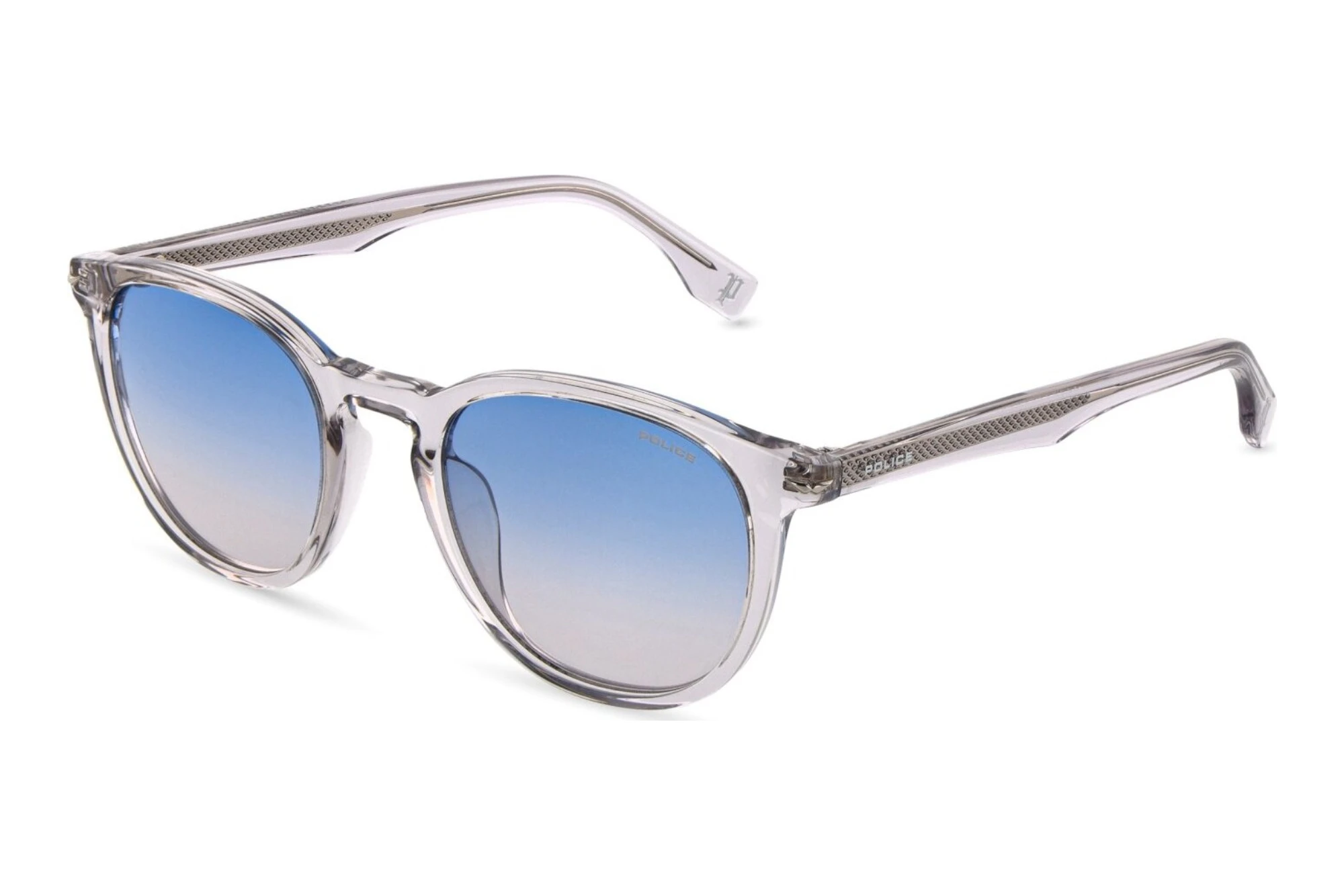 Police SPLQ82 06A7 BLUE GRADIENT SMOKESHINY TRANSP. GREY Police SPLQ82 06A7 BLUE GRADIENT SMOKESHINY TRANSP. GREY