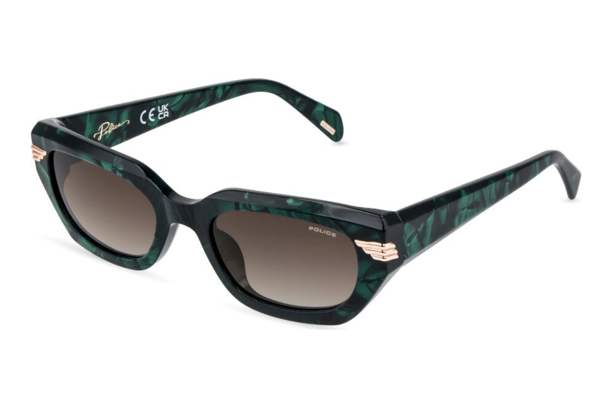 Police SPLU06 0860 SMOKE GRADIENTMARBLED GREEN Police SPLU06 0860 SMOKE GRADIENTMARBLED GREEN