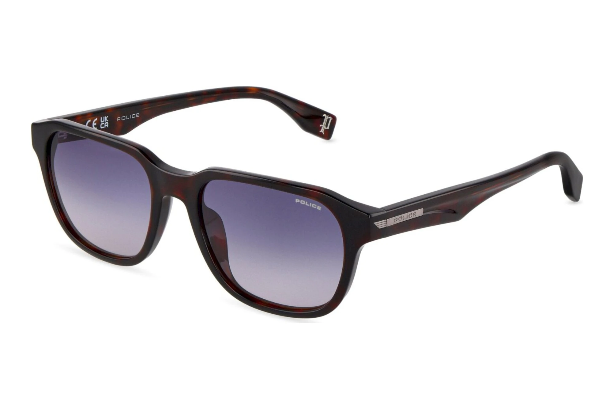 Police SPLU67 0722 BLUE GRADIENT BLUESHINY DARK HAVANA Police SPLU67 0722 BLUE GRADIENT BLUESHINY DARK HAVANA