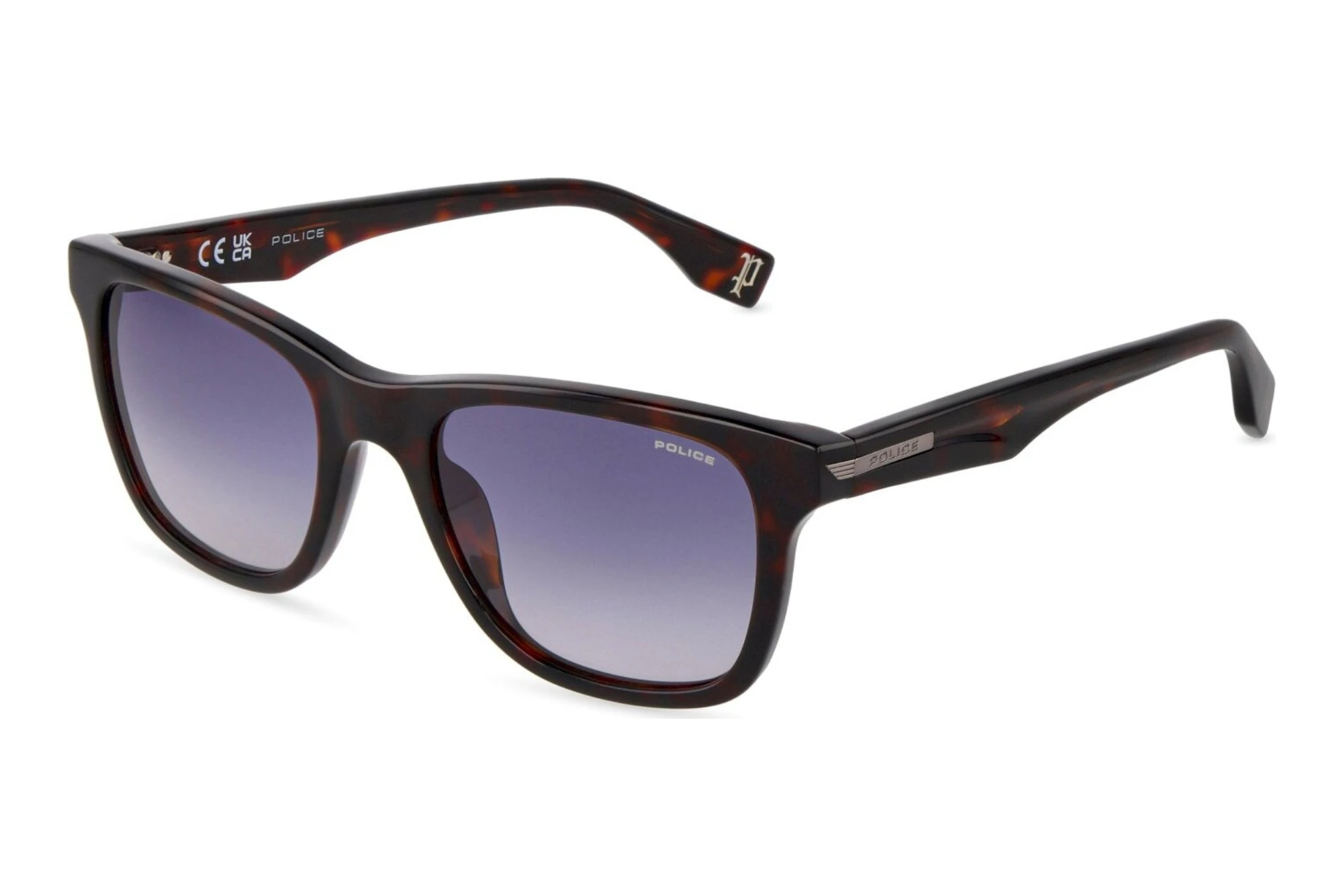 Police SPLU68 0722 BLUE GRADIENT BLUESHINY DARK HAVANA Police SPLU68 0722 BLUE GRADIENT BLUESHINY DARK HAVANA