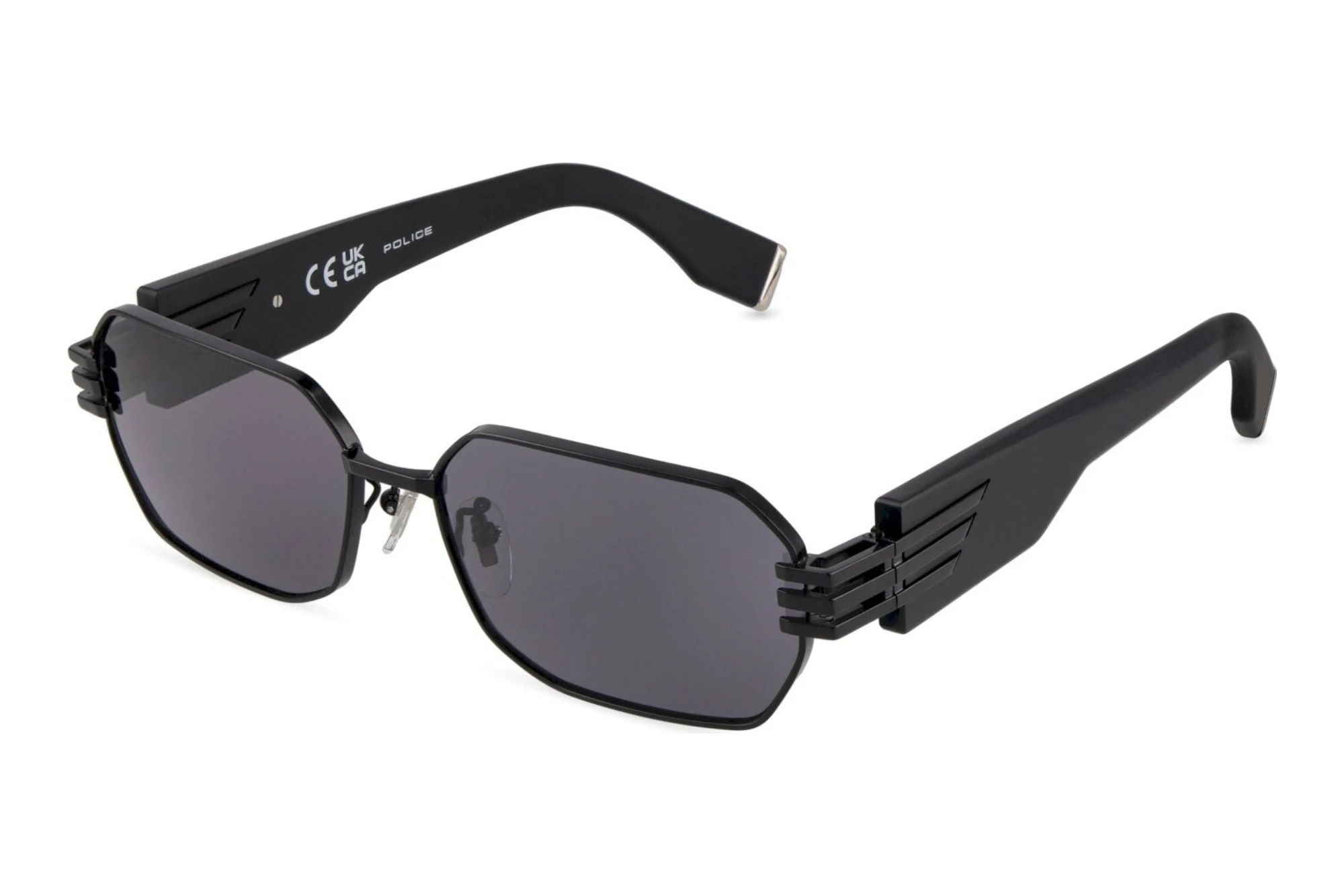 Police SPLU79 0530 SMOKETOTAL SHINY BLACK Police SPLU79 0530 SMOKETOTAL SHINY BLACK