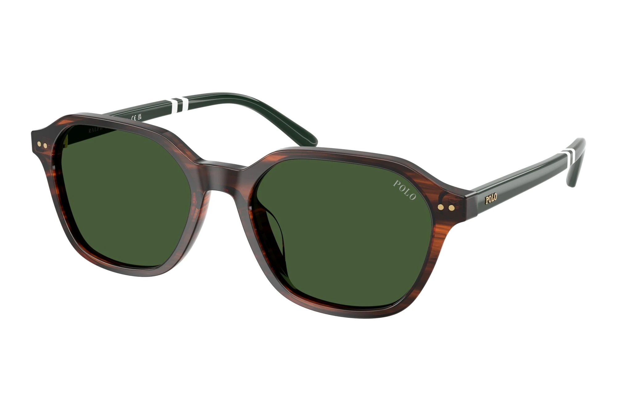 Polo PH4234U 631571 Bottle GreenShiny Striped Brown Polo PH4234U 631571 Bottle GreenShiny Striped Brown
