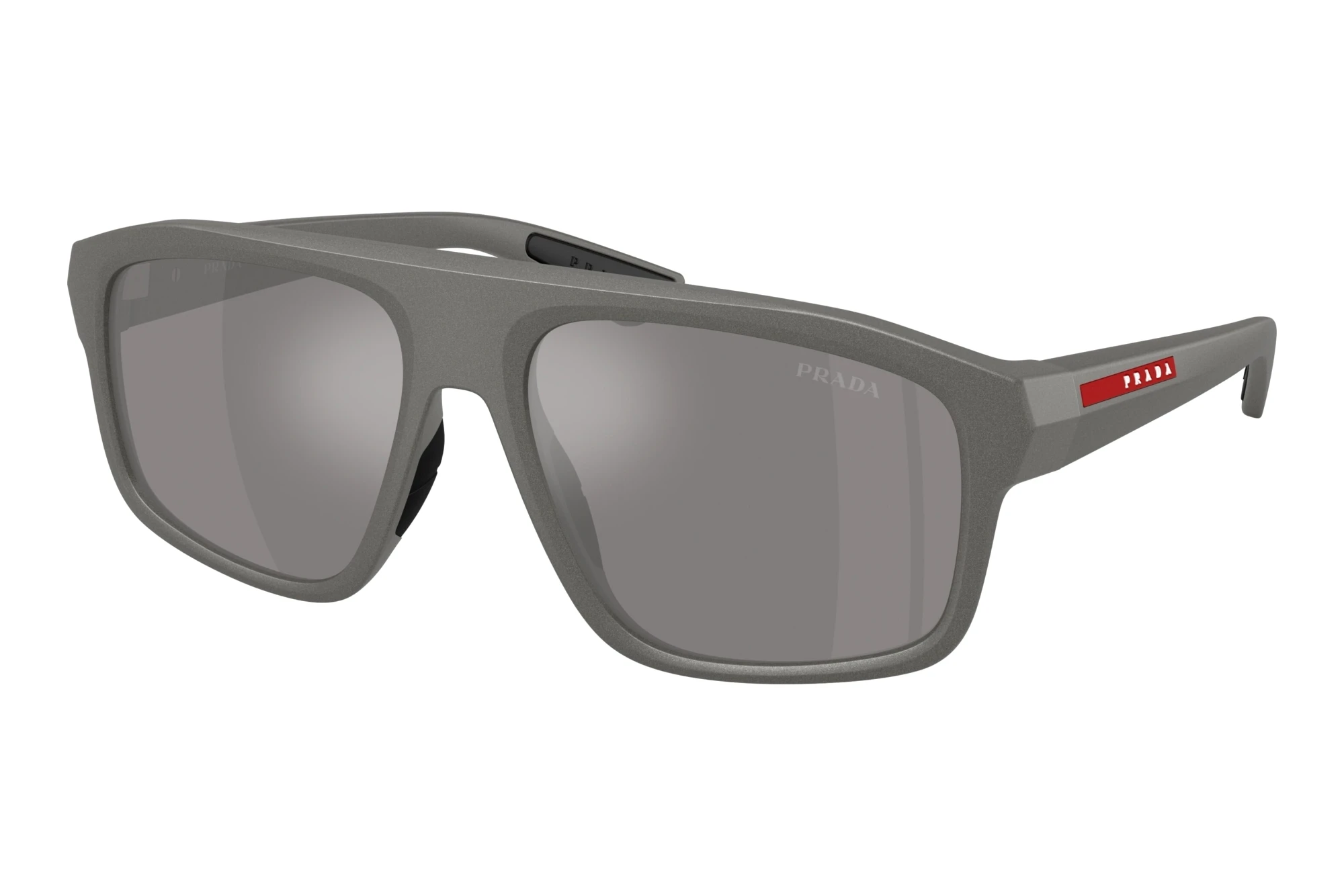 Prada Linea Rossa PS B02S 16X7W1 Grey Mirror SilverMetal Grey Prada Linea Rossa PS B02S 16X7W1 Grey Mirror SilverMetal Grey