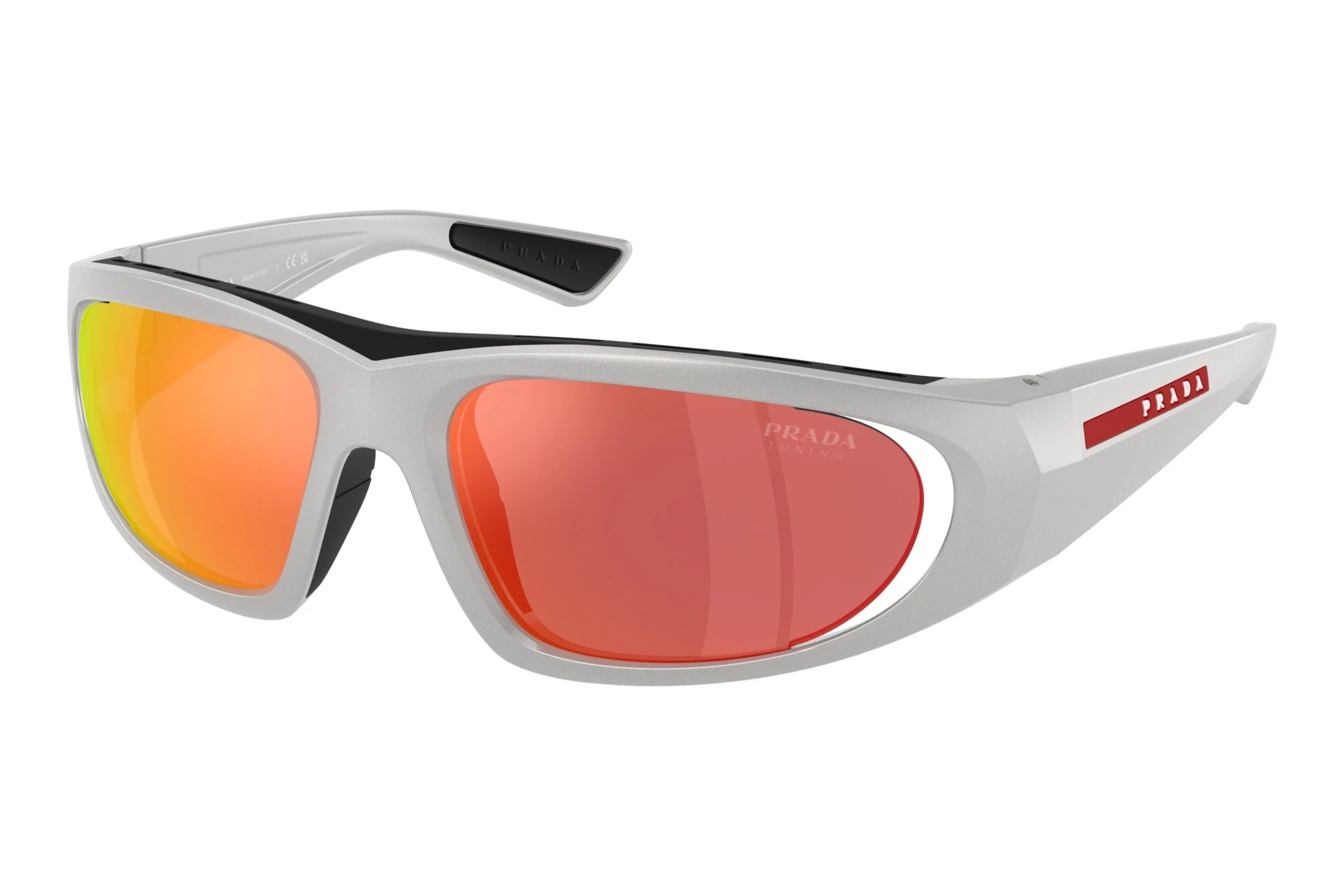 Prada Linea Rossa PS B03S 14Z04U Dark Grey Mirror Orange TuningMetal Grey Prada Linea Rossa PS B03S 14Z04U Dark Grey Mirror Orange TuningMetal Grey