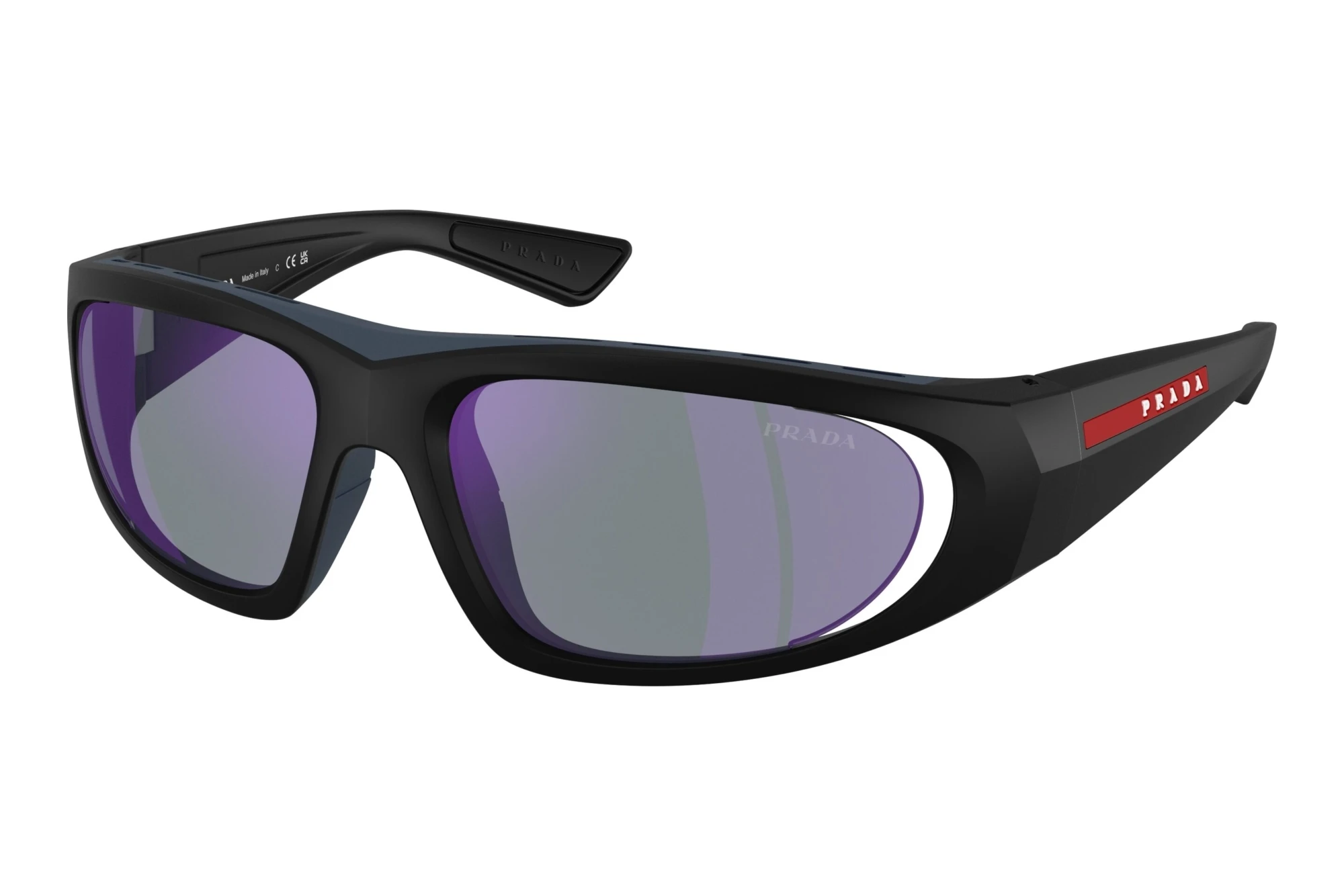Prada Linea Rossa PS B03S 1BO10J Dark Blue Mirror VioletMatte Black Prada Linea Rossa PS B03S 1BO10J Dark Blue Mirror VioletMatte Black