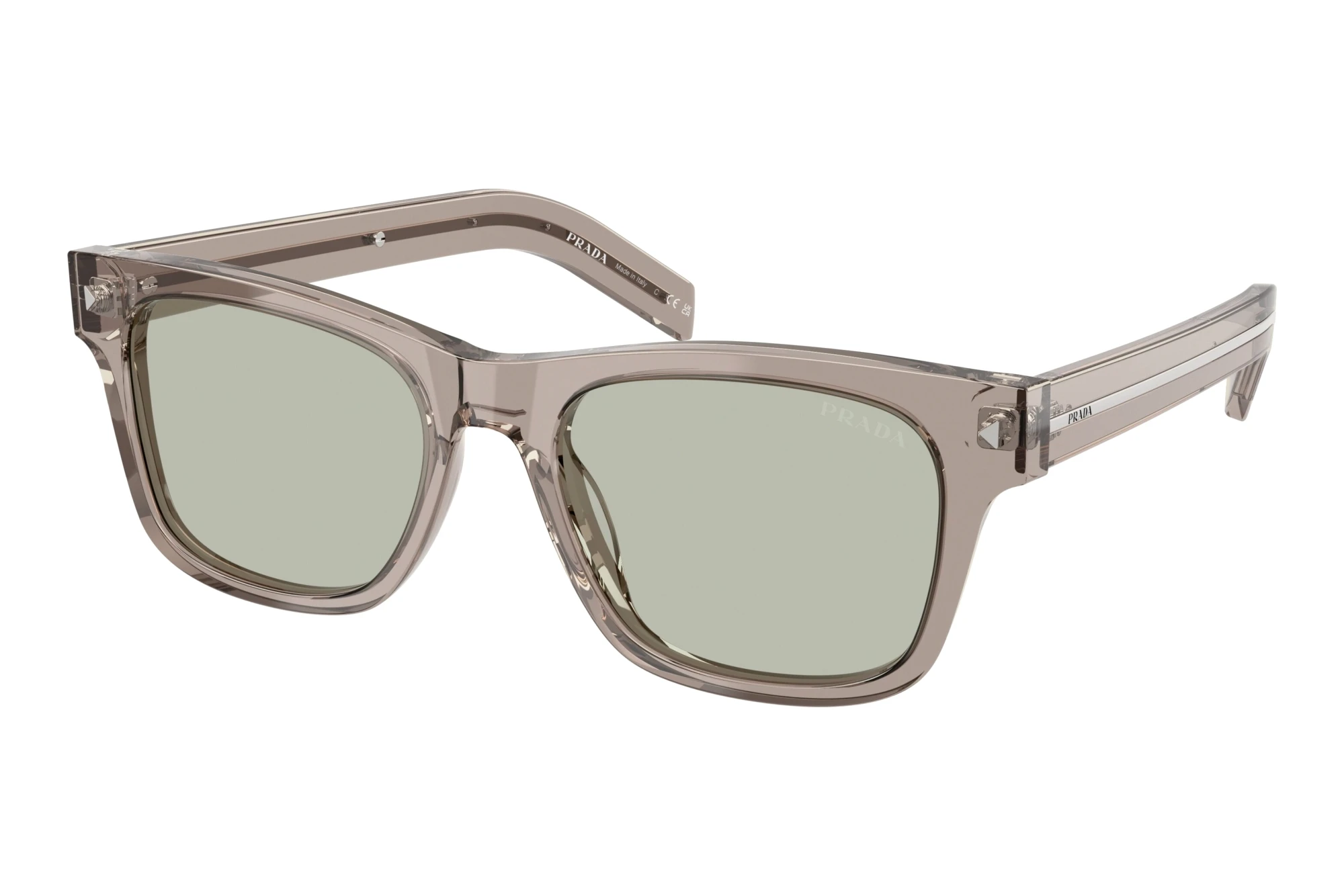 Prada PR A17S 27P91B Grey Vintage YellowTransparent Beige Prada PR A17S 27P91B Grey Vintage YellowTransparent Beige