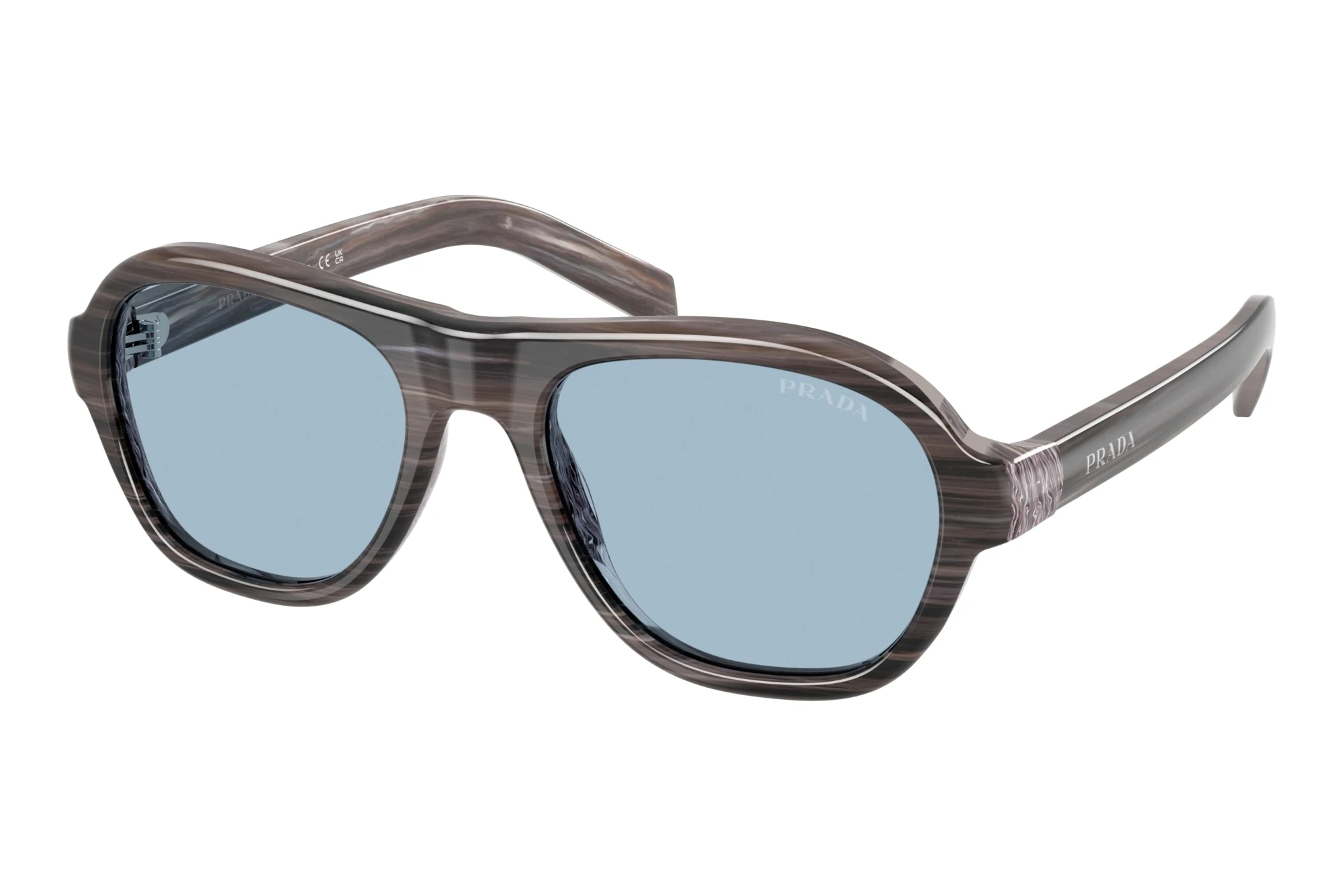 Prada PR D14S 28O40Q VioletStriped Rosewood Prada PR D14S 28O40Q VioletStriped Rosewood