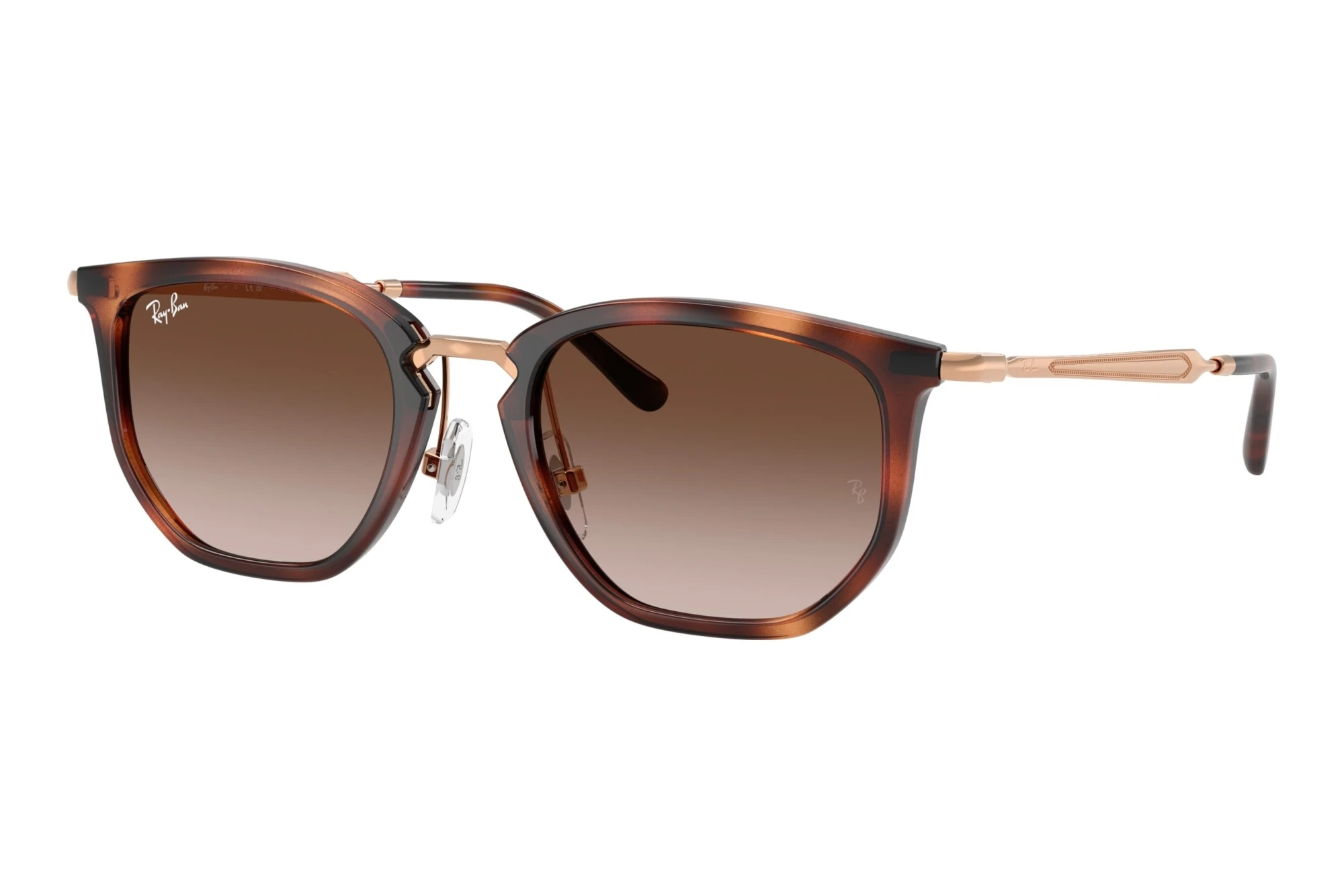 Ray-Ban Kids RJ9085S 721913 Light Brown Gradient Dark BrowStriped Havana Ray-Ban Kids RJ9085S 721913 Light Brown Gradient Dark BrowStriped Havana