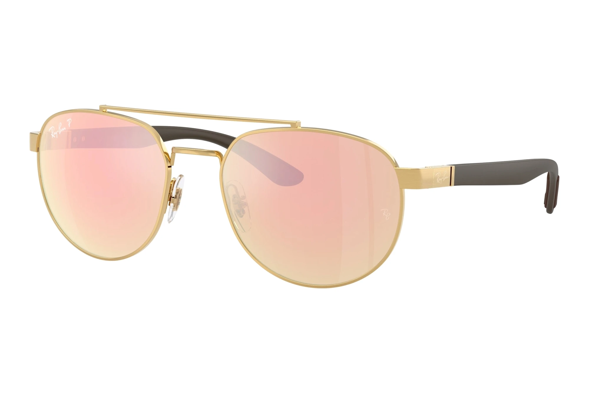 Ray-Ban RB3736CH 001/I0 Orange Mirror Pink Polarized+Arista Gold Ray-Ban RB3736CH 001/I0 Orange Mirror Pink Polarized+Arista Gold