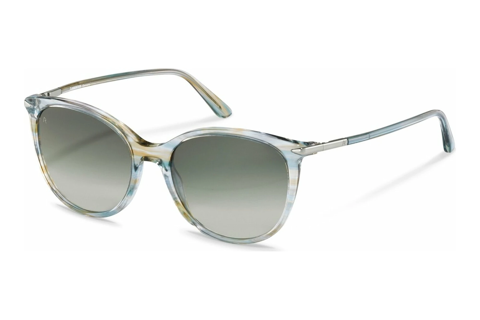 Rodenstock R3322 B123 GREEN GRADIENTturquoise structured, silver Rodenstock R3322 B123 GREEN GRADIENTturquoise structured, silver