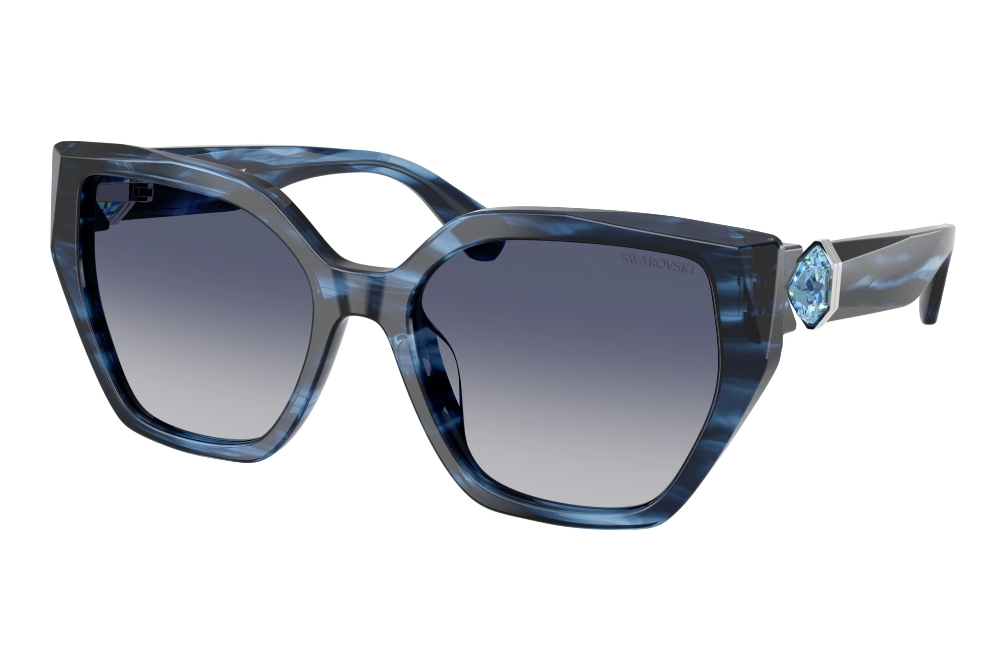 Swarovski SK6044U 10904L Gradient BlueStriped Blue Swarovski SK6044U 10904L Gradient BlueStriped Blue