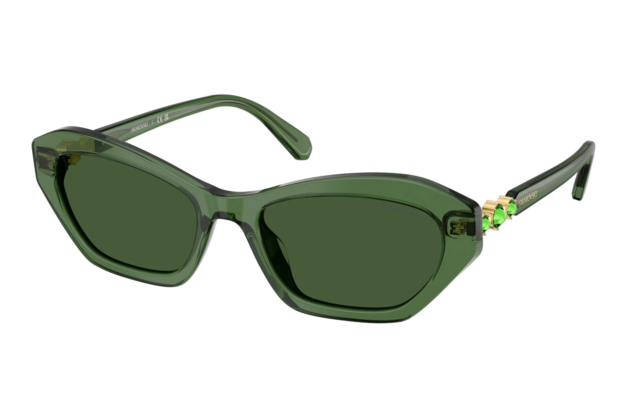 Swarovski SK6048 108571 Dark GreenTransaprent Green Swarovski SK6048 108571 Dark GreenTransaprent Green