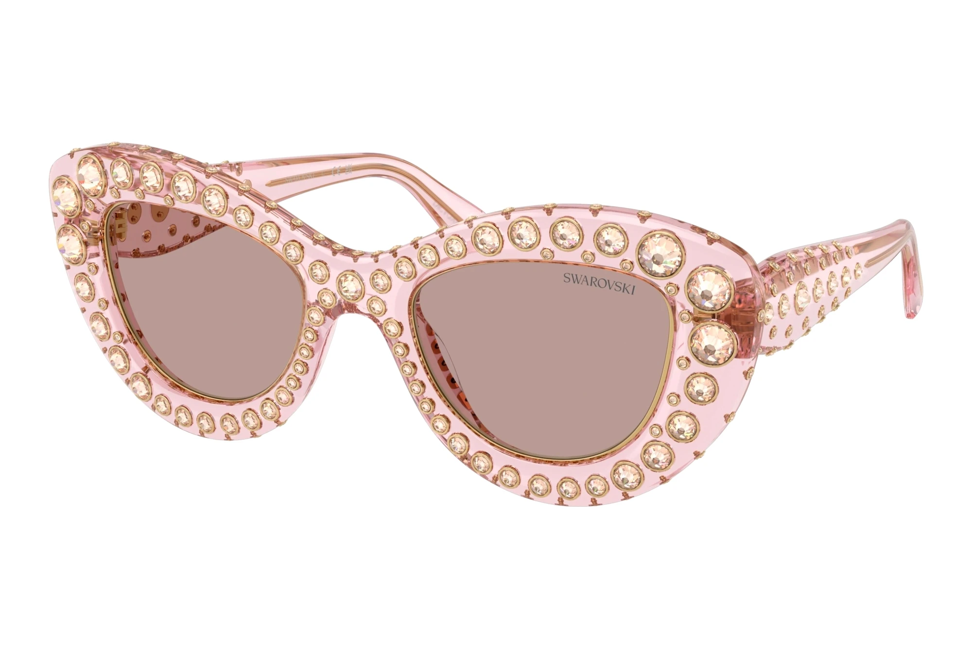 Swarovski SK6060 30017N Light Purple BrownTransparent Pink Swarovski SK6060 30017N Light Purple BrownTransparent Pink