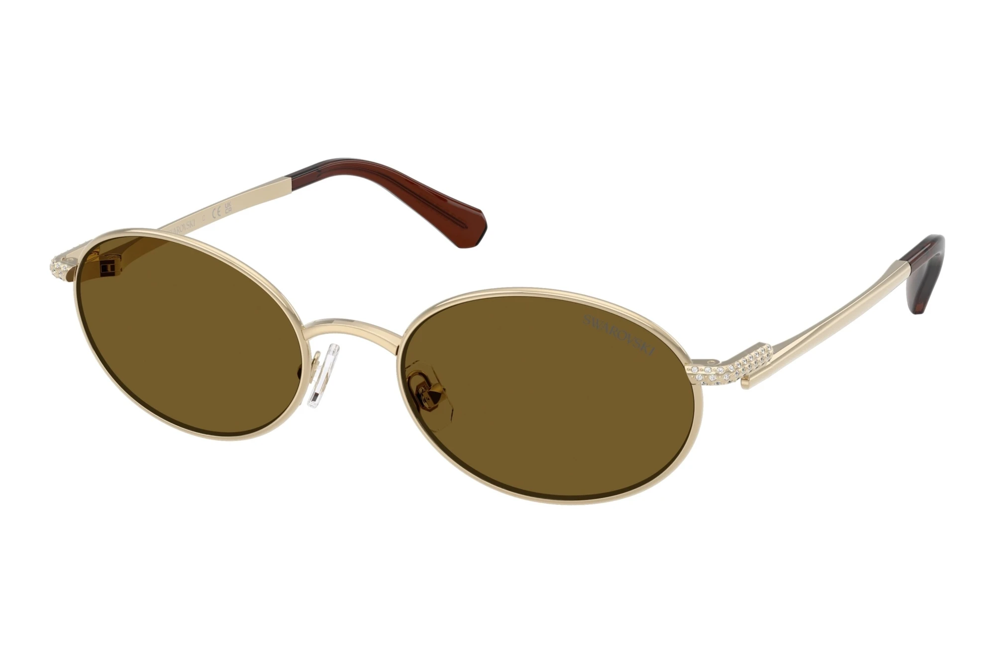 Swarovski SK7033 404673 Light BrownPale Gold Swarovski SK7033 404673 Light BrownPale Gold