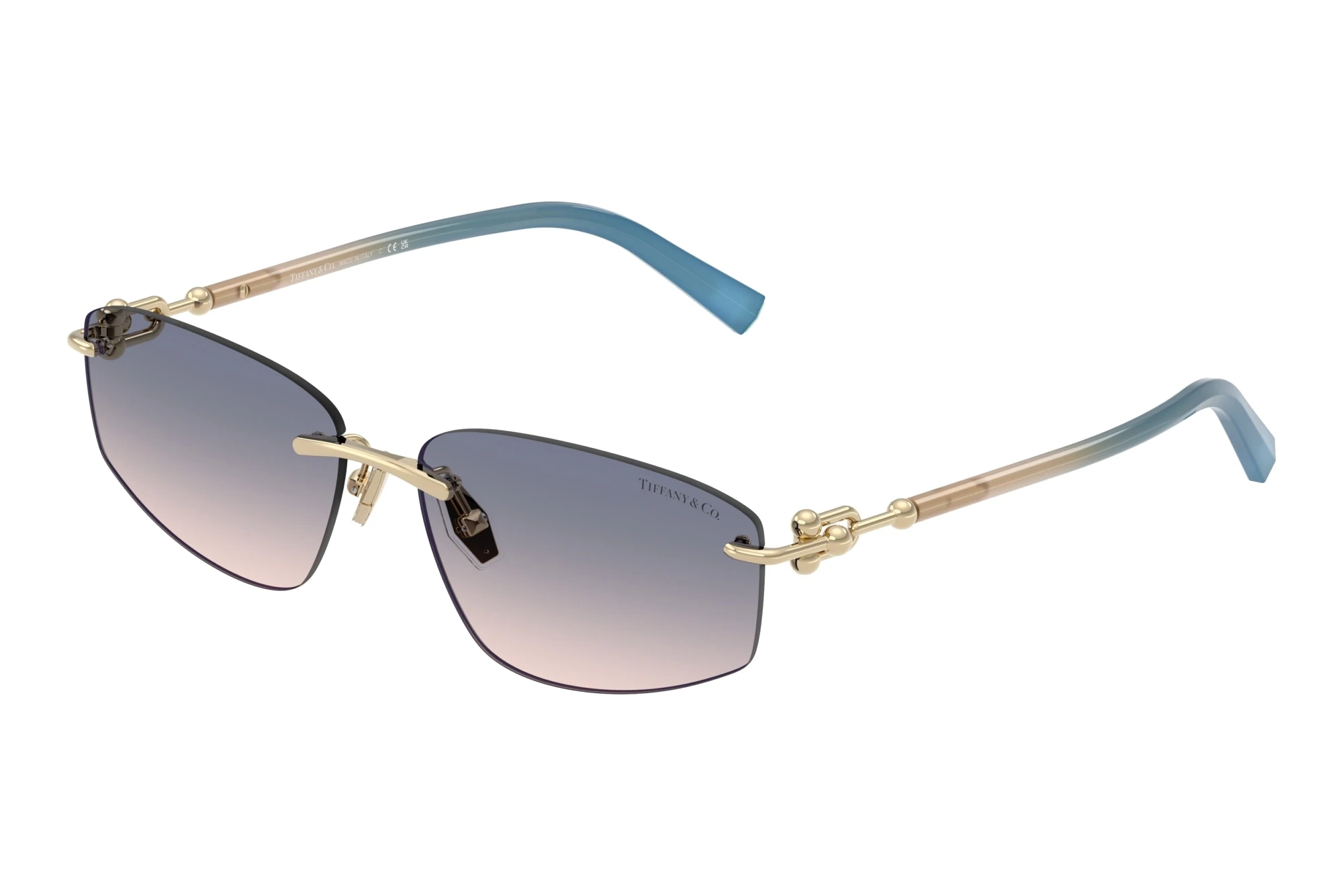 Tiffany TF3114 619116 Light Brown Gradient BluePale Gold Tiffany TF3114 619116 Light Brown Gradient BluePale Gold