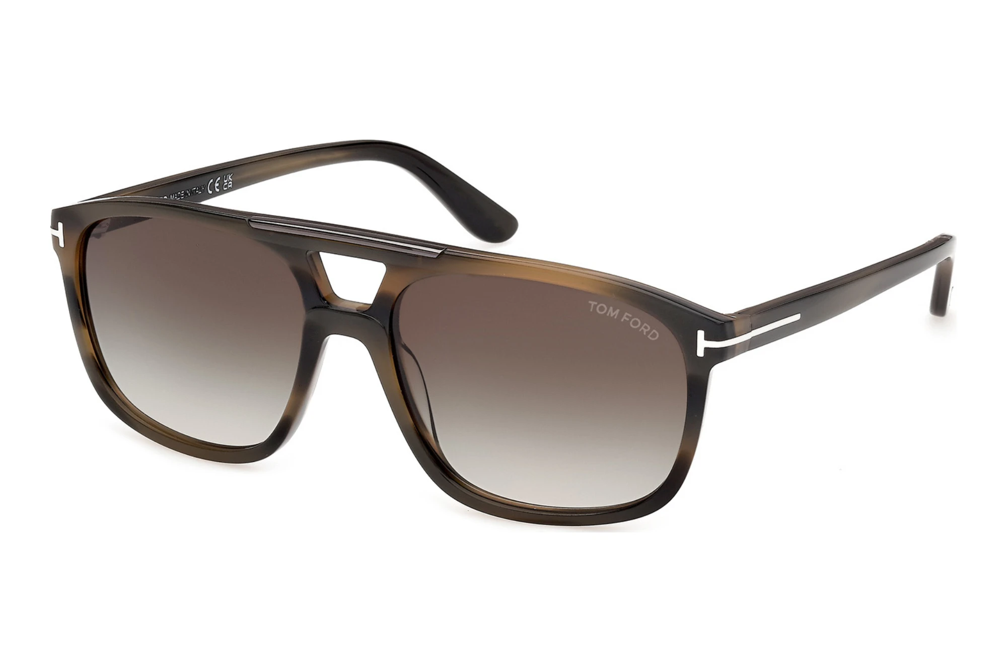 Tom Ford FT1338 55B grau verlaufendBunt Havanna Tom Ford FT1338 55B grau verlaufendBunt Havanna