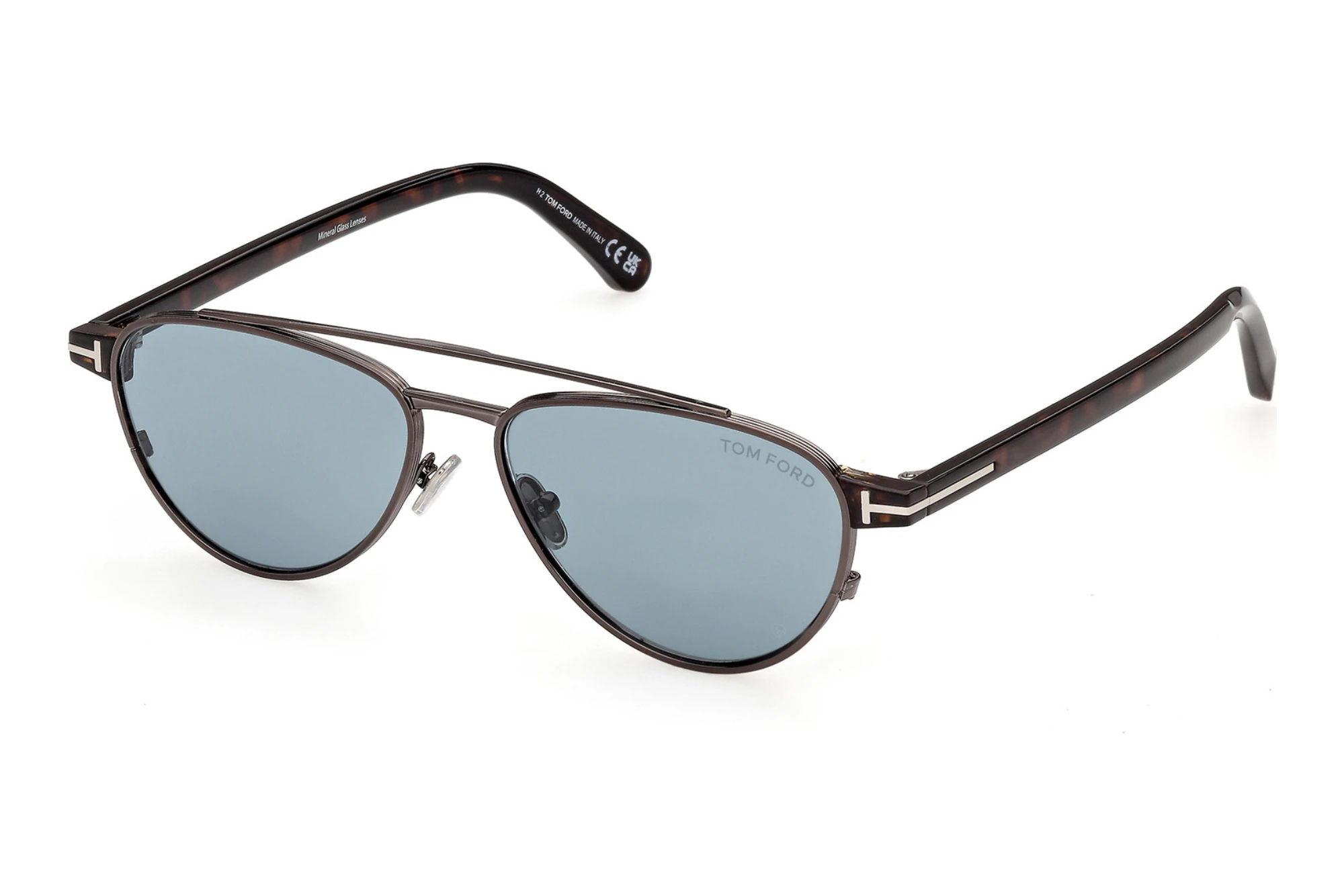 Tom Ford FT1361 08V blauGlänzend Gunmetal Tom Ford FT1361 08V blauGlänzend Gunmetal