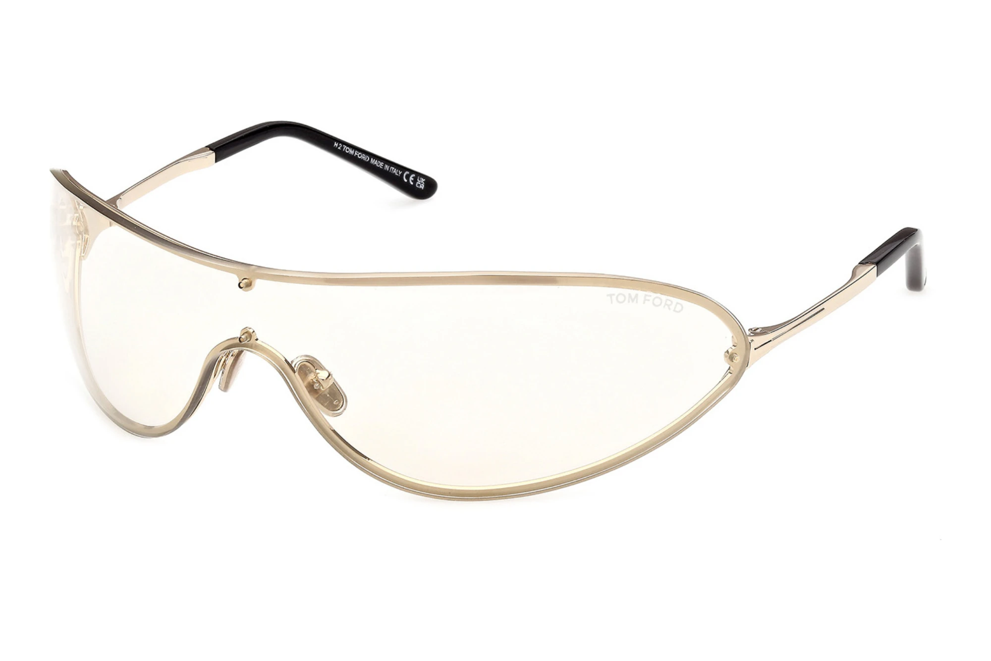Tom Ford FT1396 32C grau verspiegeltGlänzend Blassgold Tom Ford FT1396 32C grau verspiegeltGlänzend Blassgold