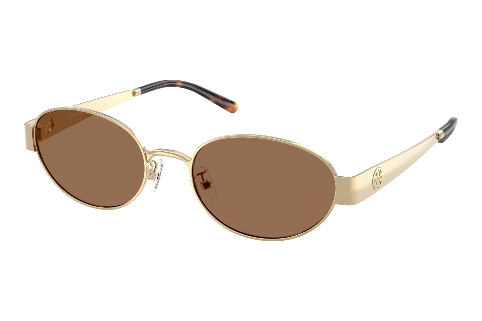 Tory Burch TY6116 336273 Dark BrownShiny Light Gold Tory Burch TY6116 336273 Dark BrownShiny Light Gold