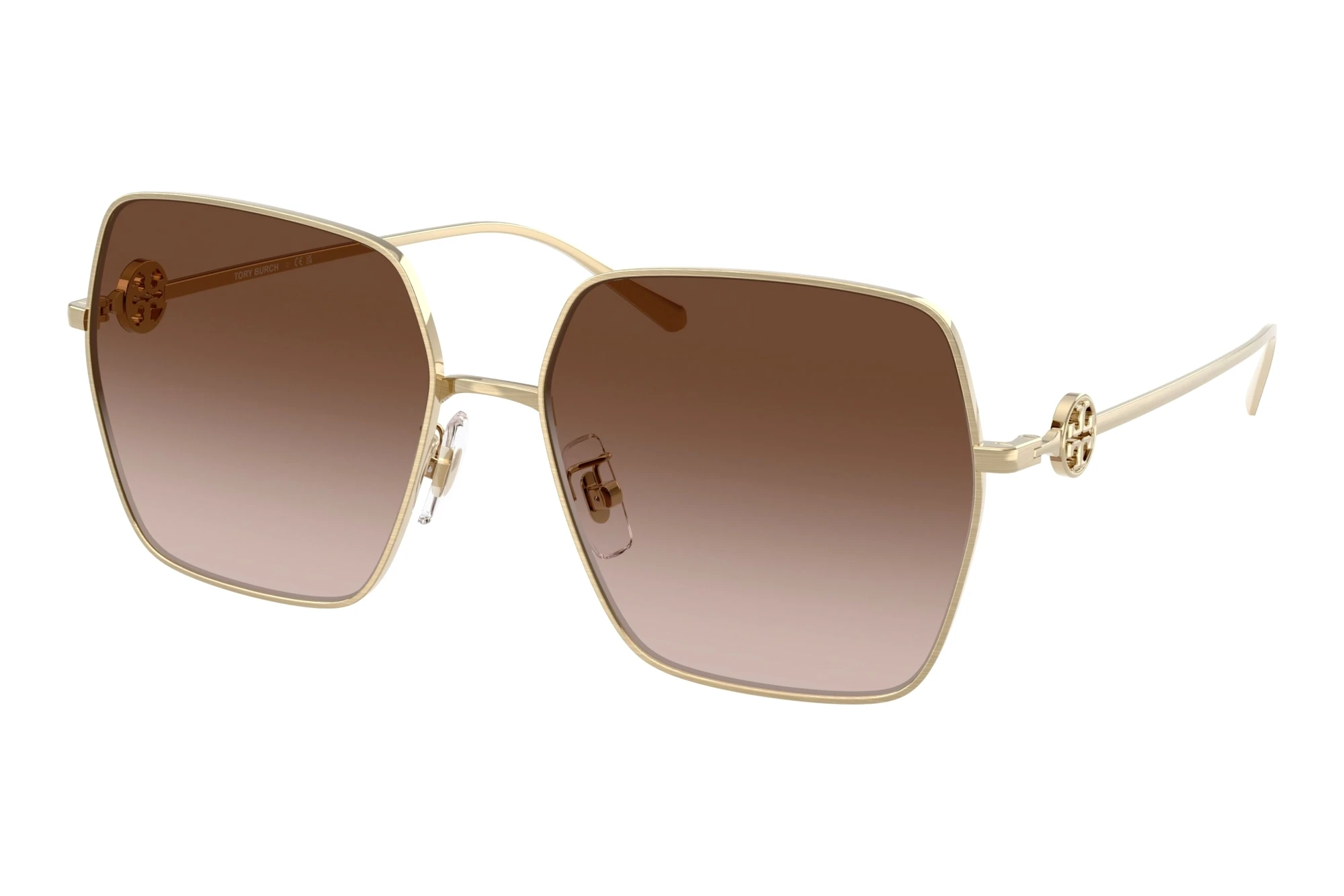 Tory Burch TY6118D 336213 Brown GradientBrushed Light Gold Tory Burch TY6118D 336213 Brown GradientBrushed Light Gold