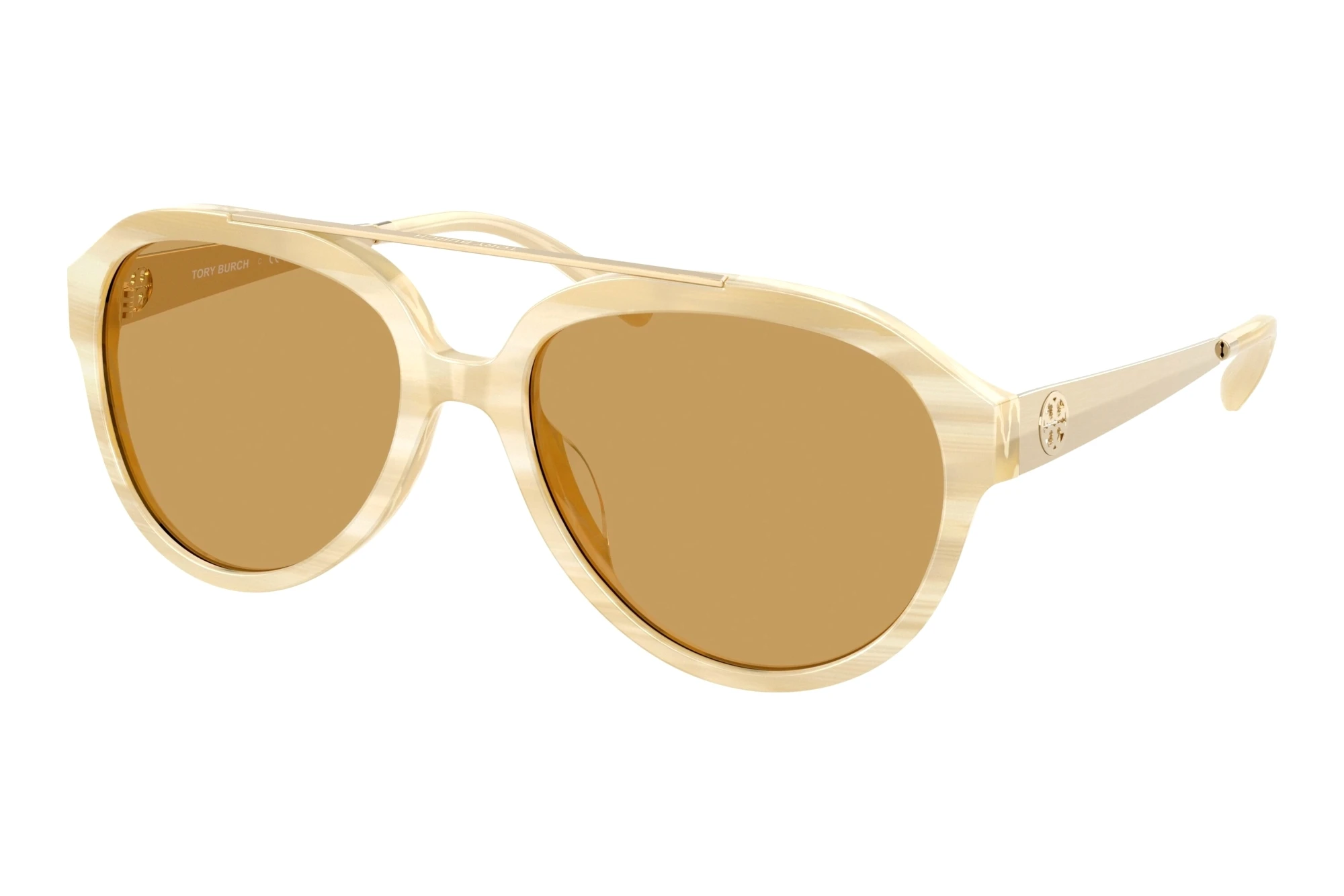 Tory Burch TY7230U 195073 OchreIvory Horn Tory Burch TY7230U 195073 OchreIvory Horn