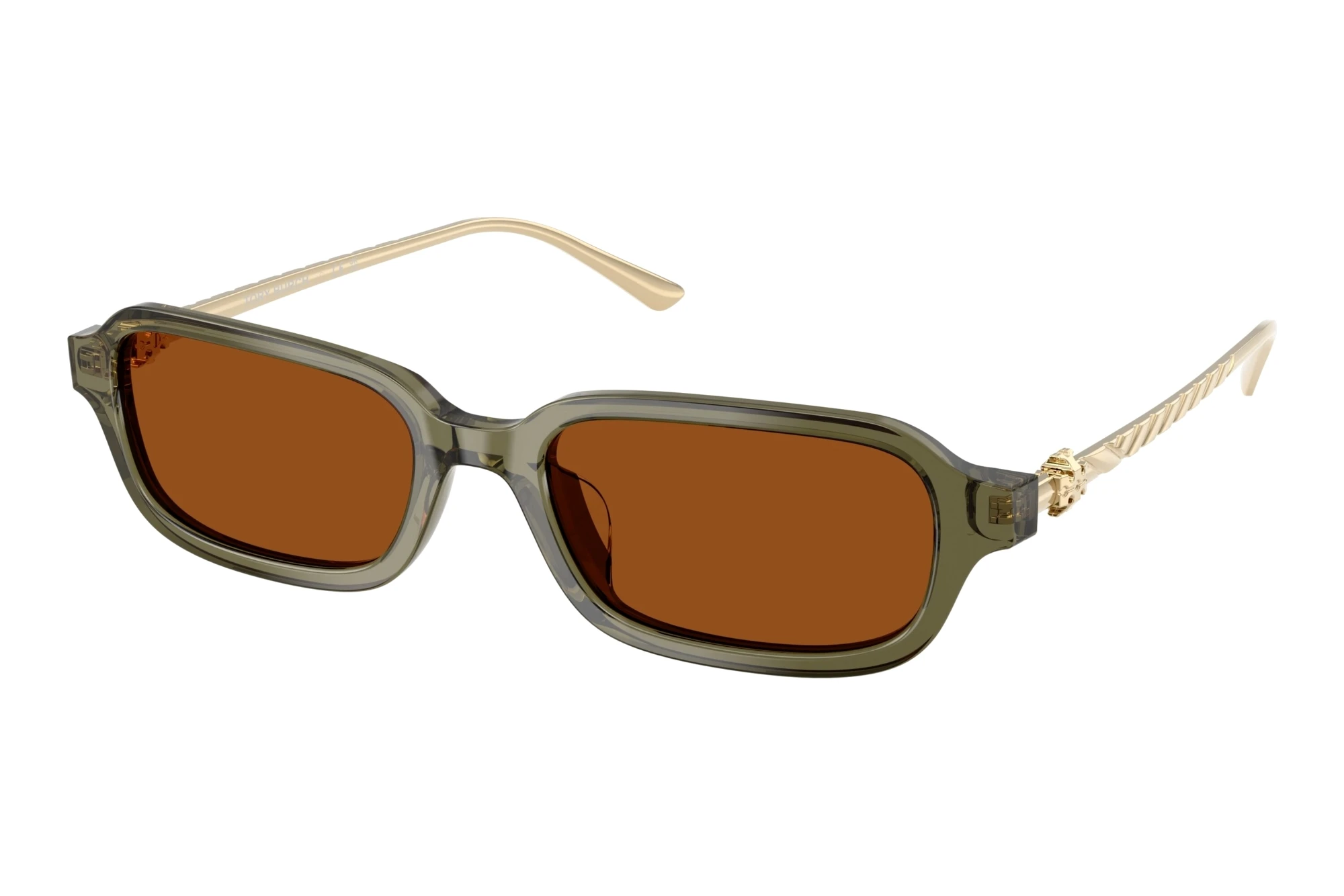 Tory Burch TY7243U 208573 Solid BrownTransparent Olive Tory Burch TY7243U 208573 Solid BrownTransparent Olive