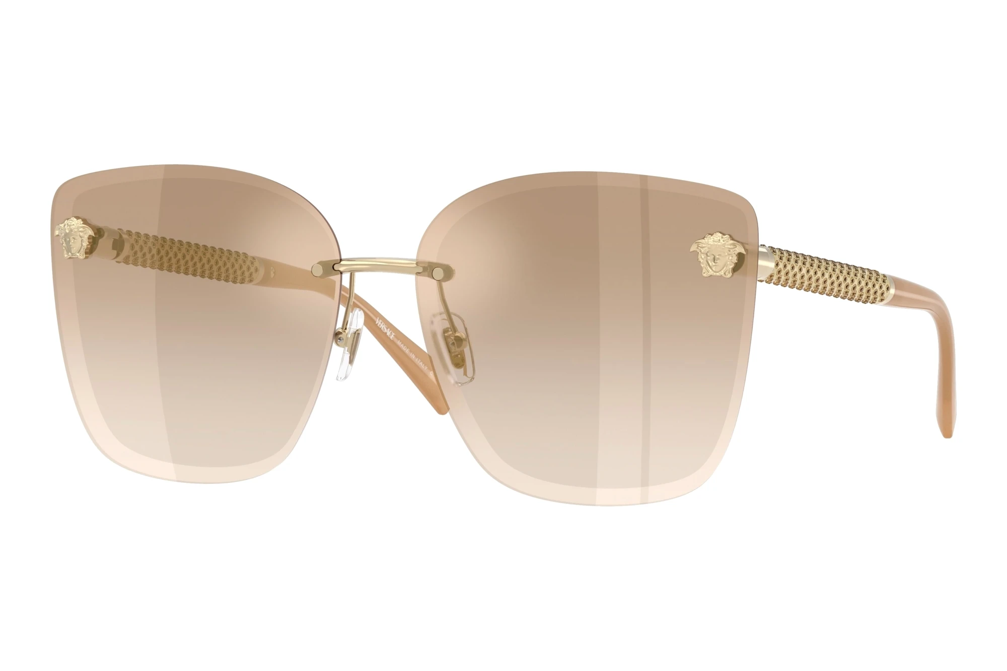 Versace VE2292B 12625A Light Brown Dark Brown GradientPale Gold Versace VE2292B 12625A Light Brown Dark Brown GradientPale Gold