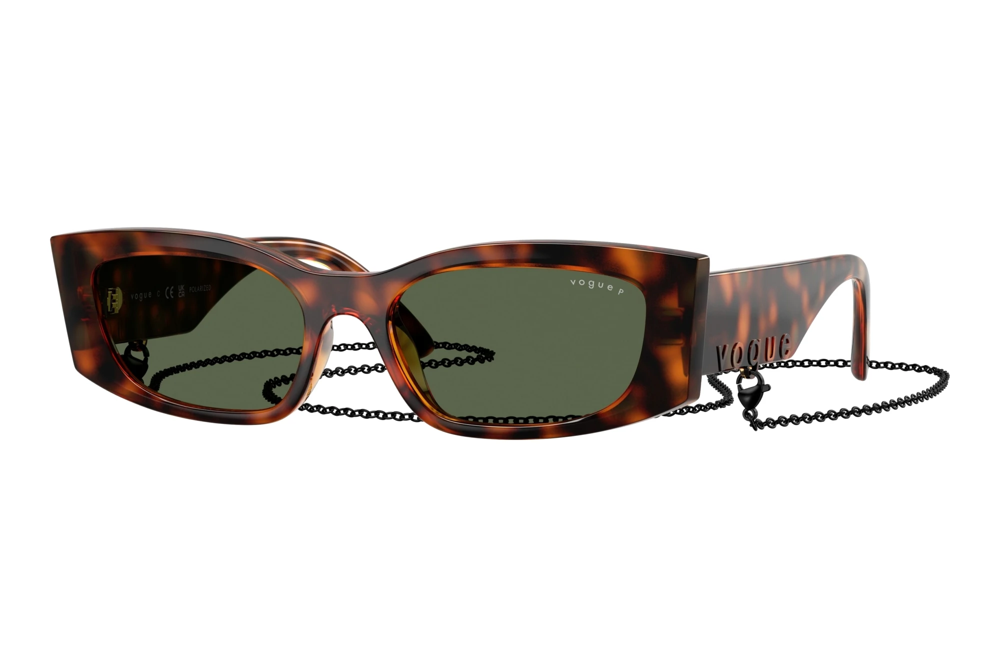 Vogue Eyewear VO5655SU W6569A Dark Green PolarizedDark Havana Vogue Eyewear VO5655SU W6569A Dark Green PolarizedDark Havana