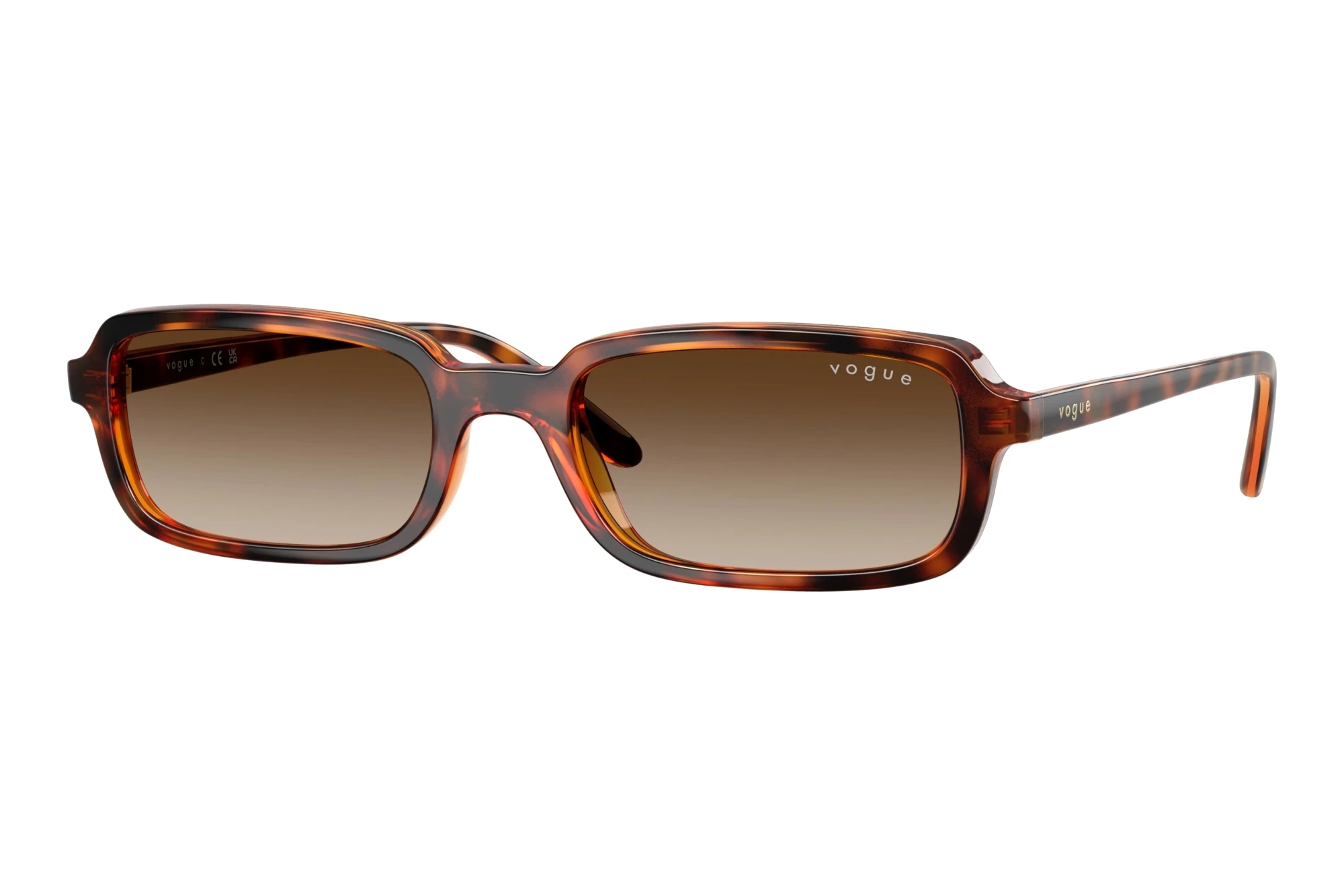 Vogue Eyewear VO5666S W65613 Gradient BrownDark Havana Vogue Eyewear VO5666S W65613 Gradient BrownDark Havana