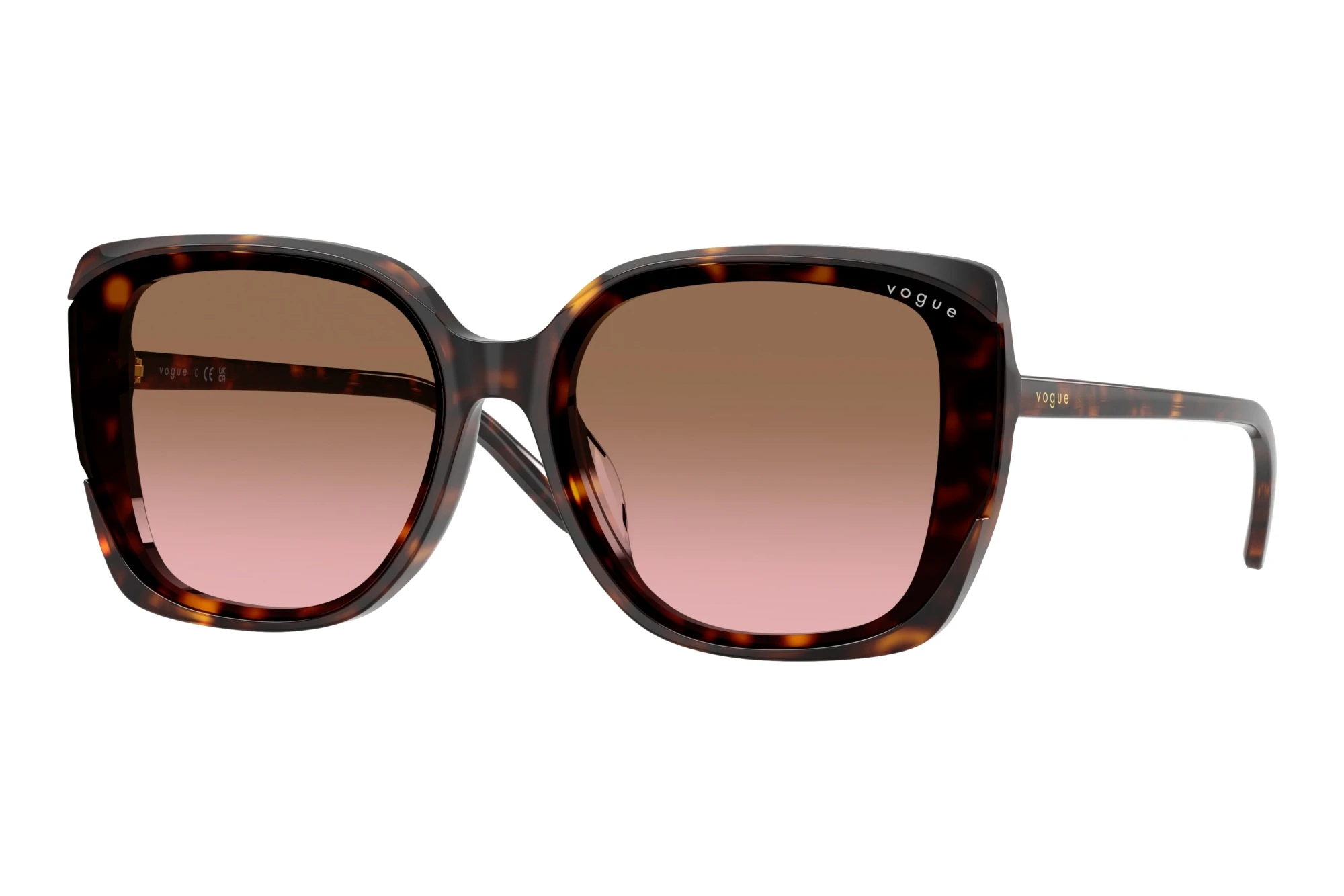 Vogue Eyewear VO5684SD W65614 Pink Gradient BrownDark Havana Vogue Eyewear VO5684SD W65614 Pink Gradient BrownDark Havana