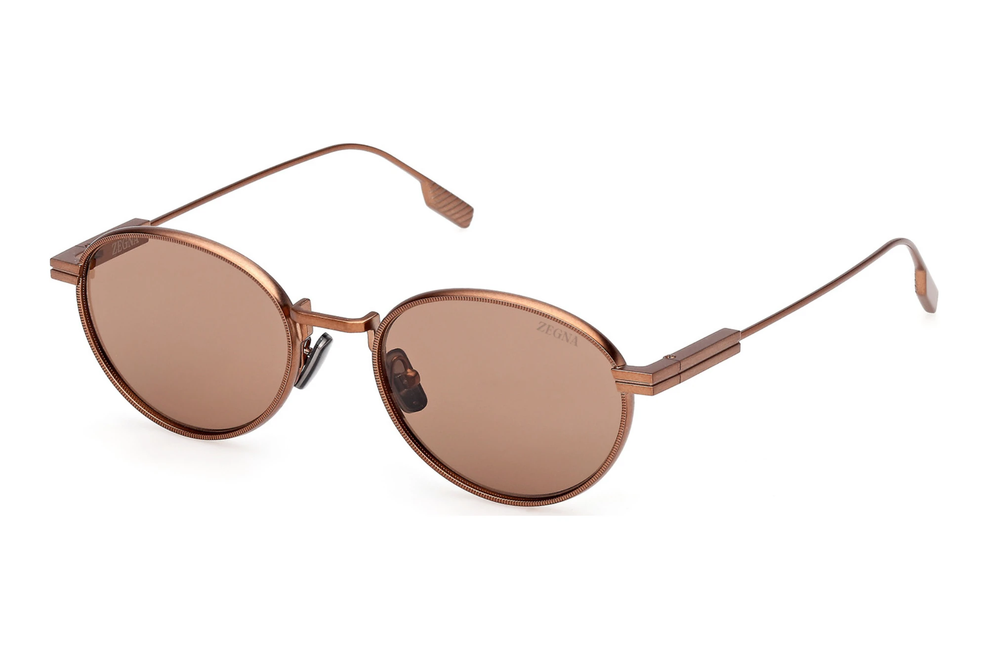 Zegna EZ0287 49E braunMatt Dunkelbraun Zegna EZ0287 49E braunMatt Dunkelbraun