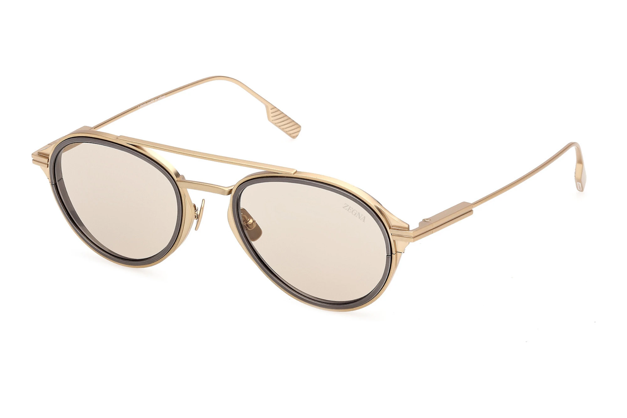 Zegna EZ0295 35E braunMatt Dunkel Bronze Zegna EZ0295 35E braunMatt Dunkel Bronze